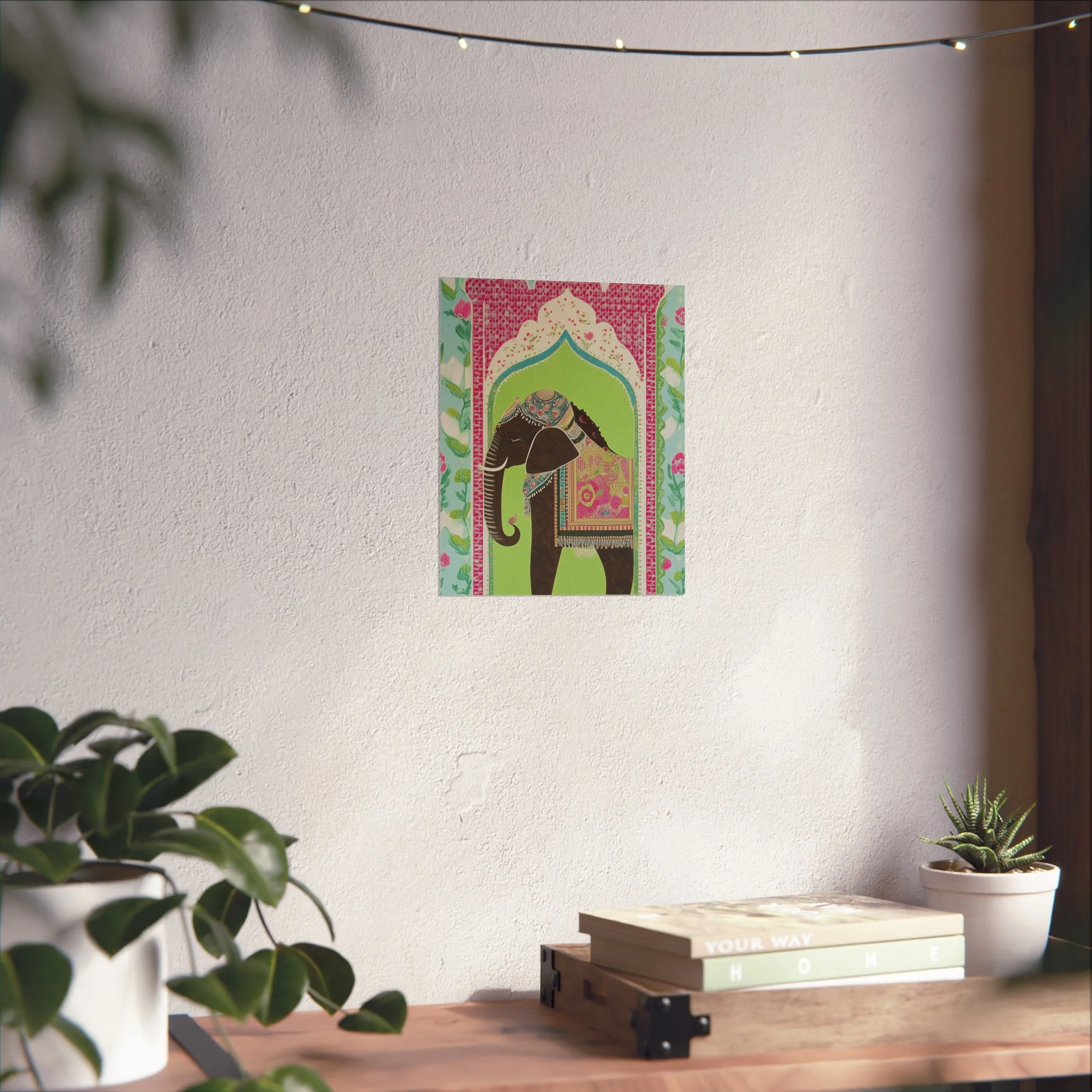 Regal Elephant Garden Fine Art Poster - Image 22