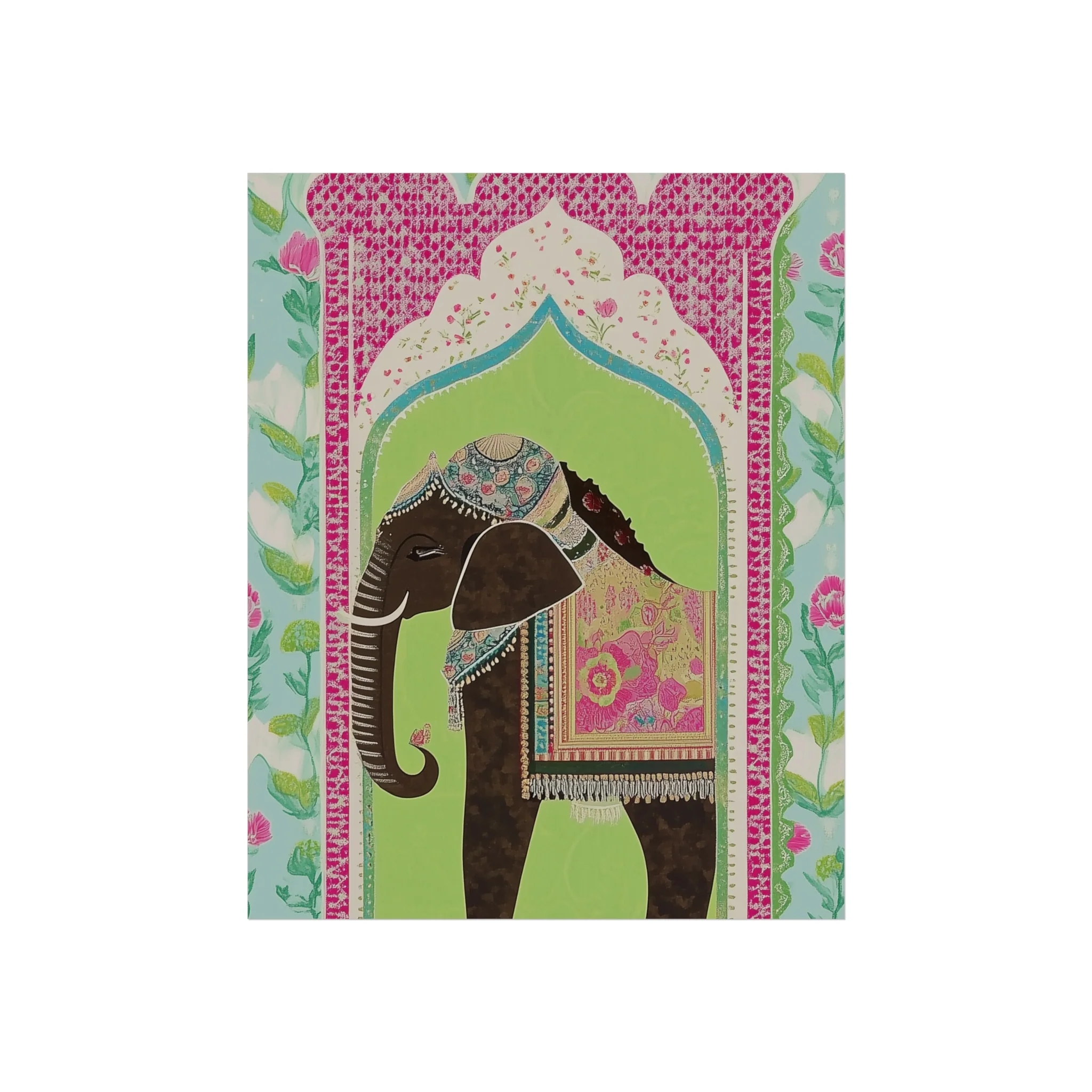 Regal Elephant Garden Fine Art Poster - Image 8