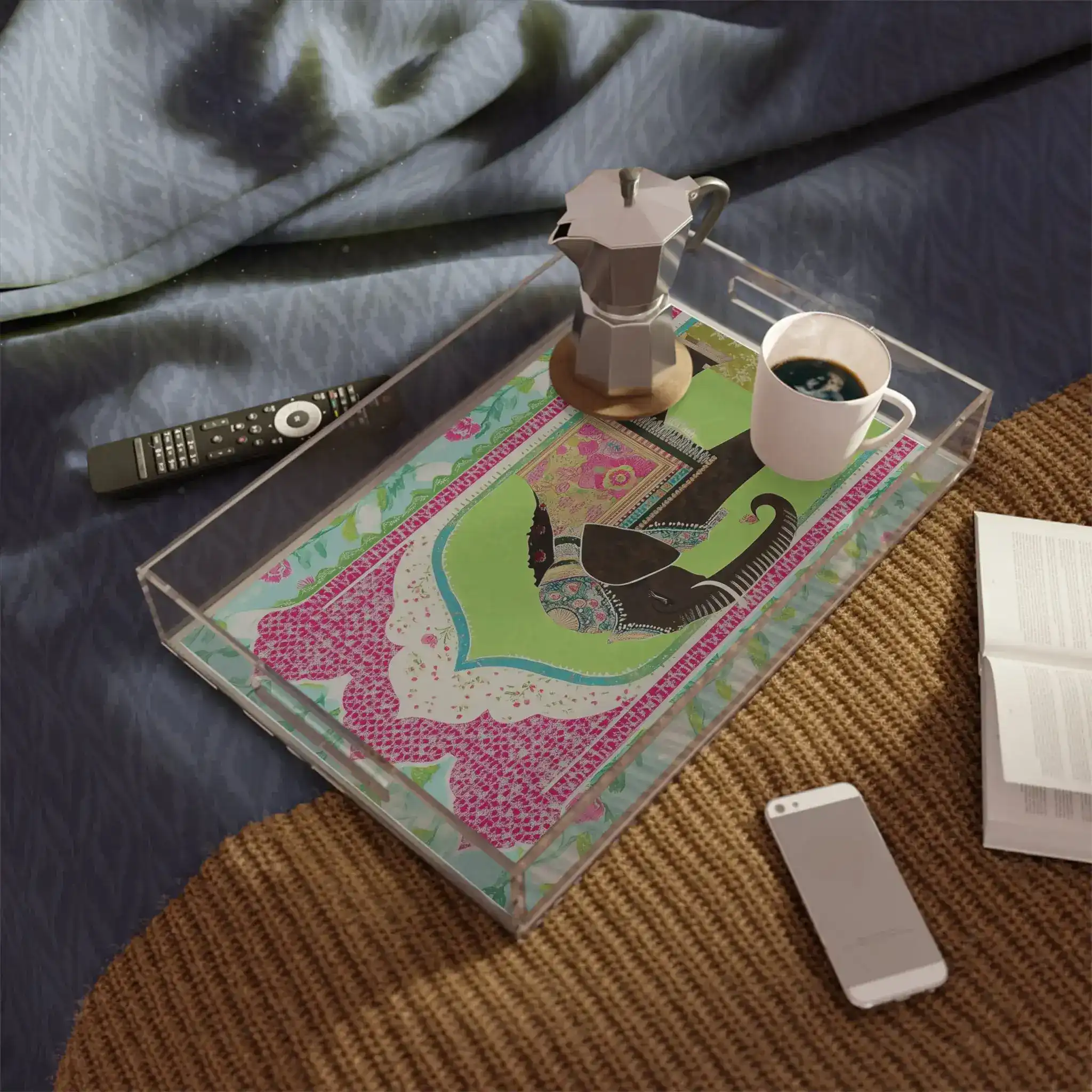 Regal Elephant Garden Serving Tray - Image 2