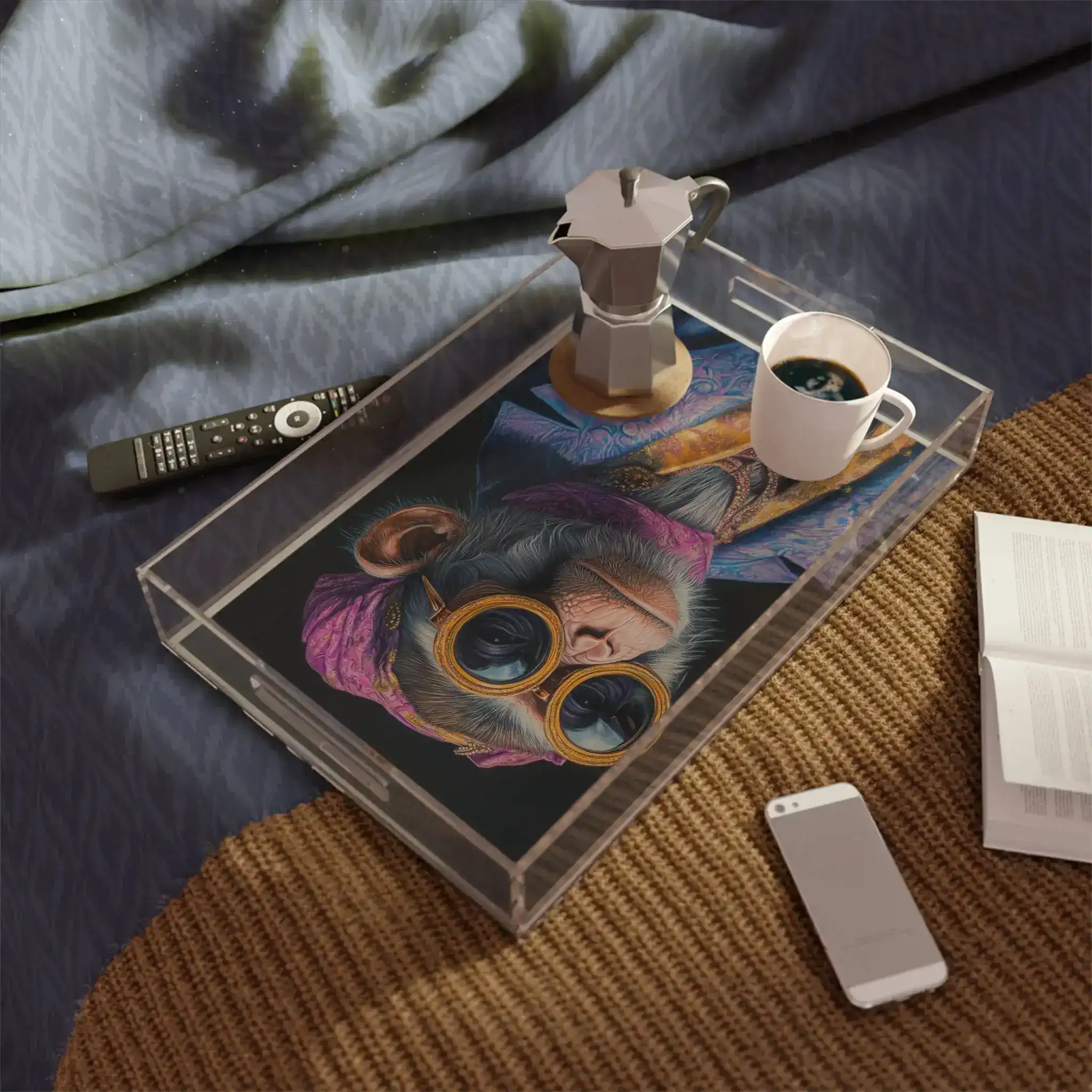 Regal Rebel Couture Monkey Serving Tray - Image 2
