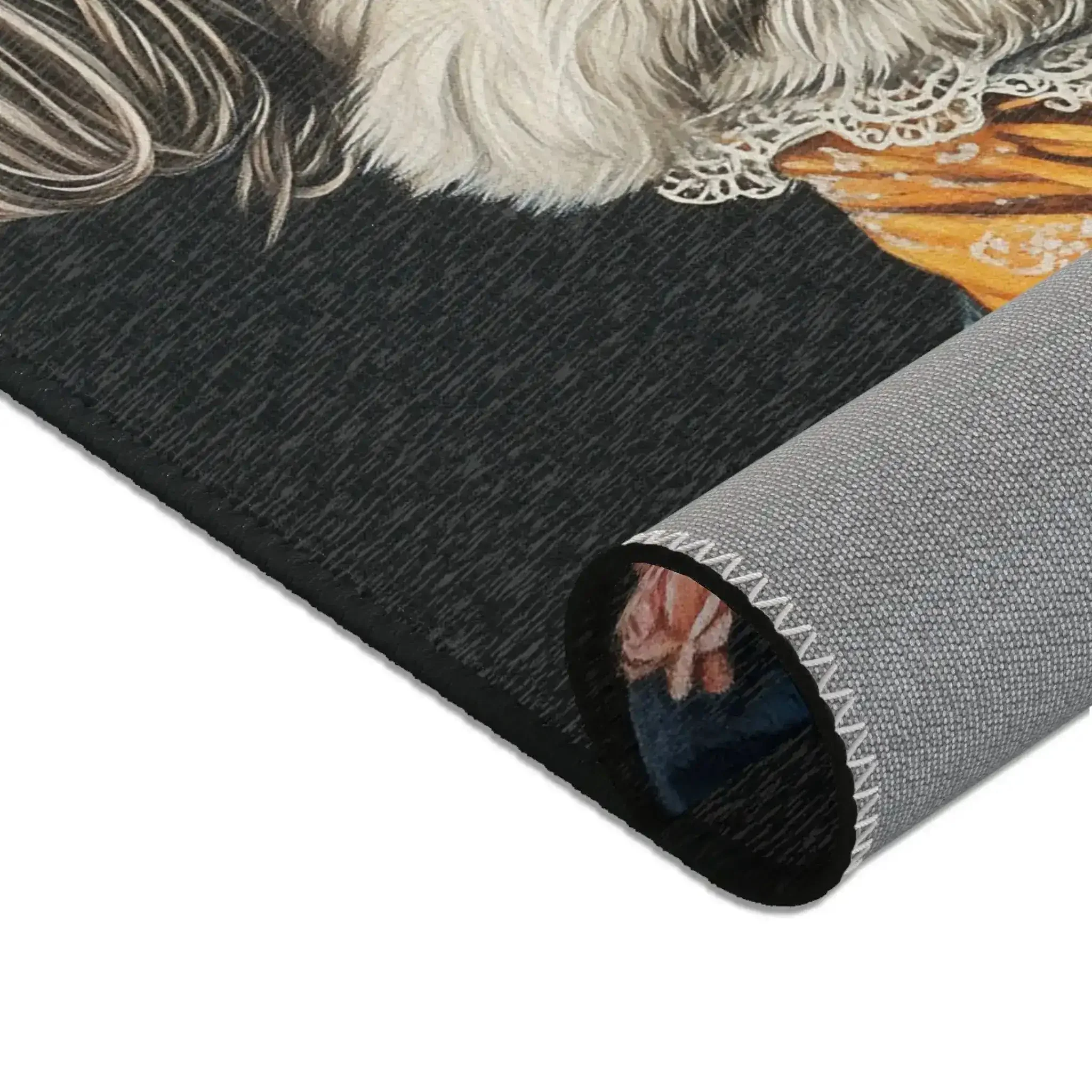 Regal Renaissance Pup Couture Dog Art Accent Rug - Image 7
