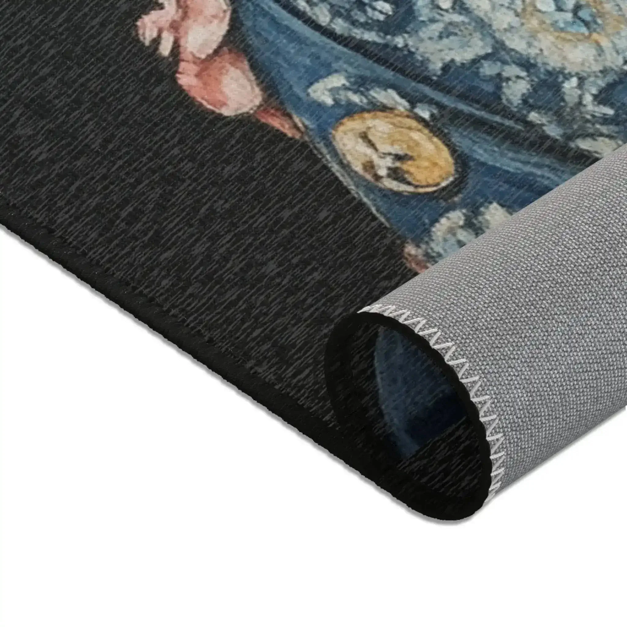 Regal Renaissance Pup Couture Dog Art Accent Rug - Image 9