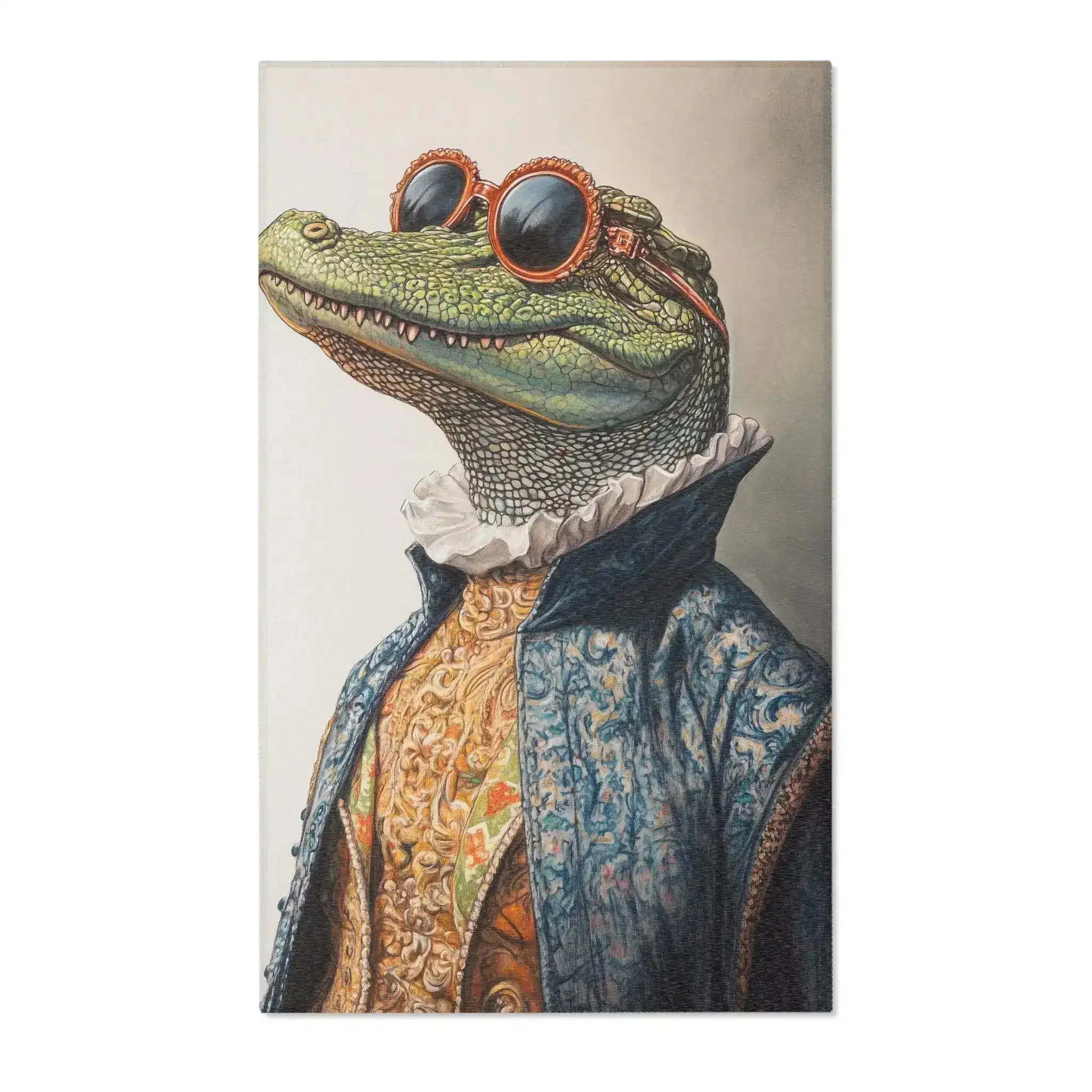 Regal Reptile Renaissance Rug – Couture Croc Vibes