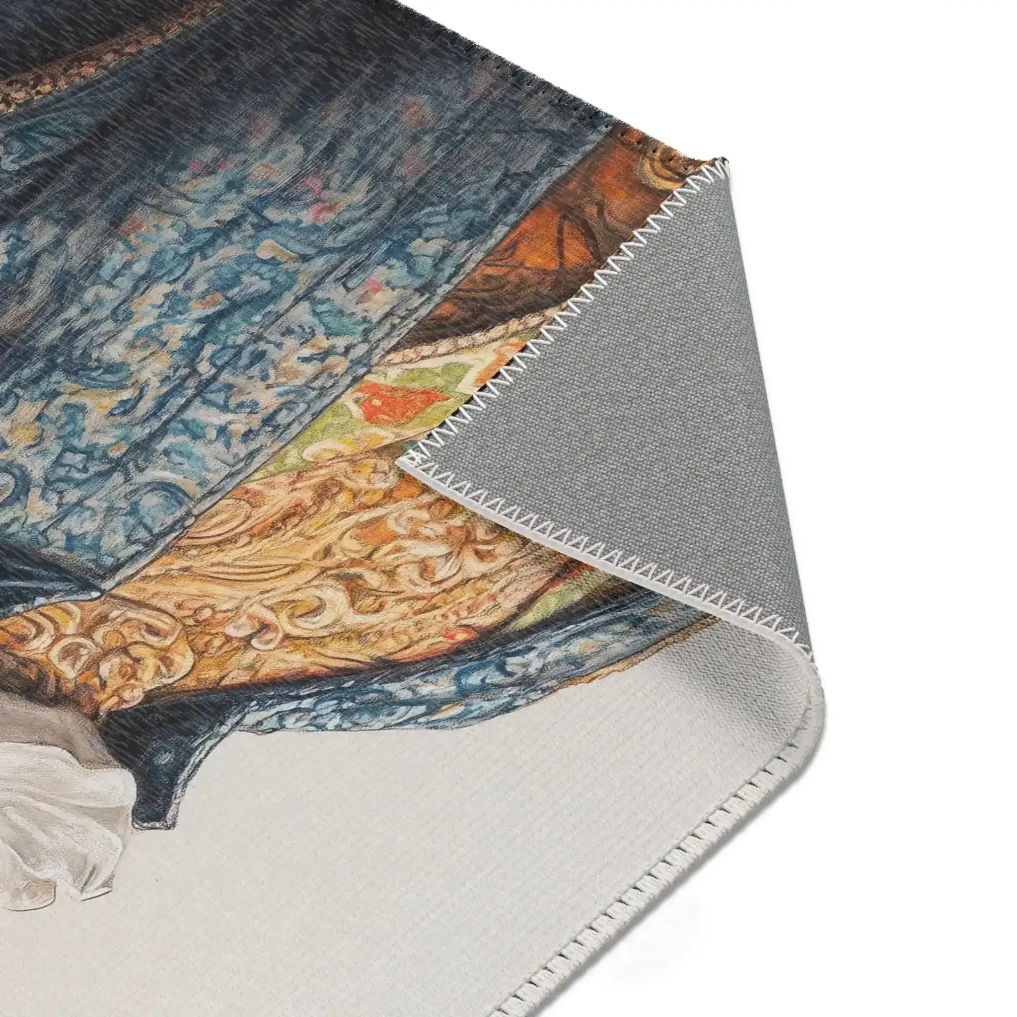 Regal Reptile Renaissance Rug – Couture Croc Vibes - Image 6