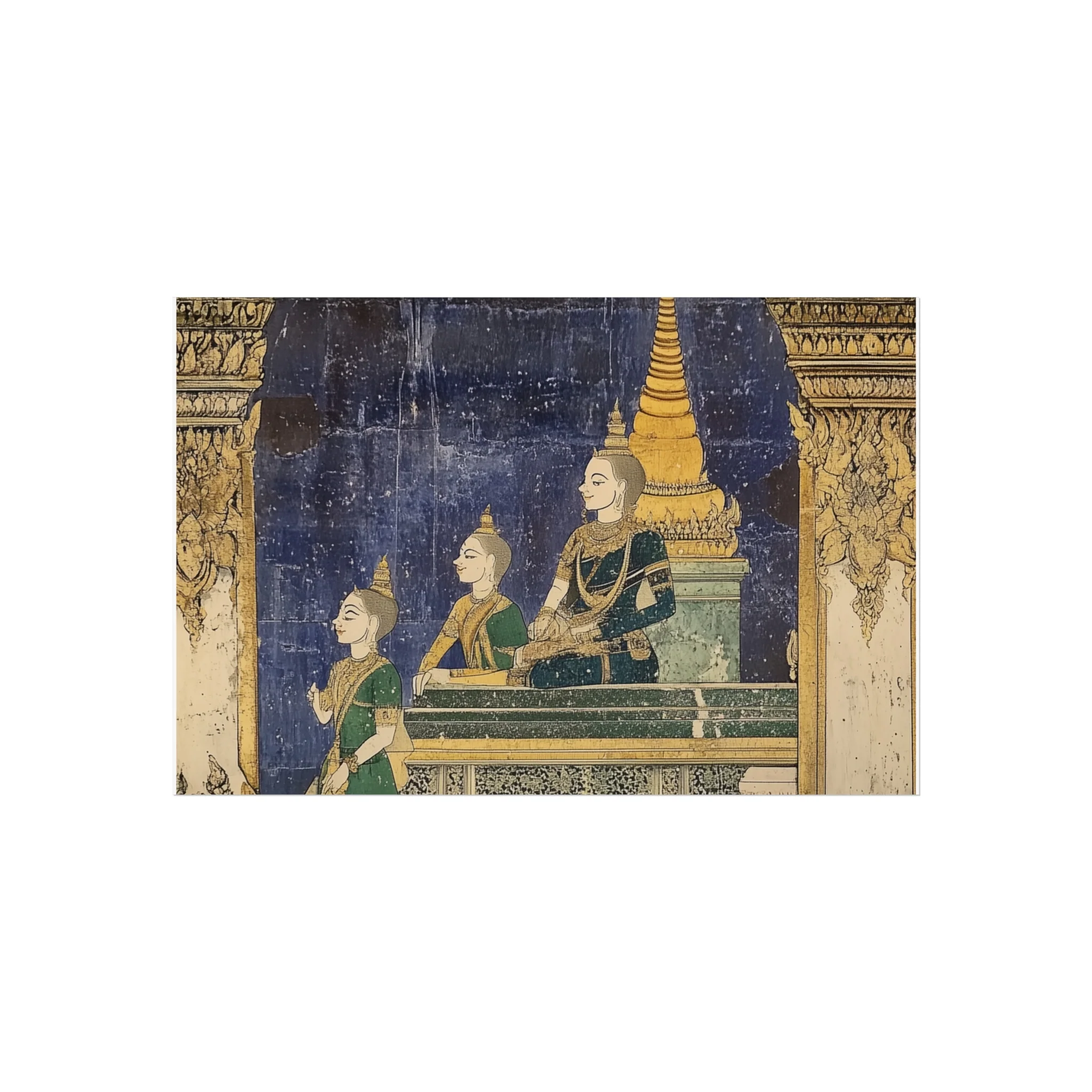 Regal Thai Mural Fine Art Poster - Image 11