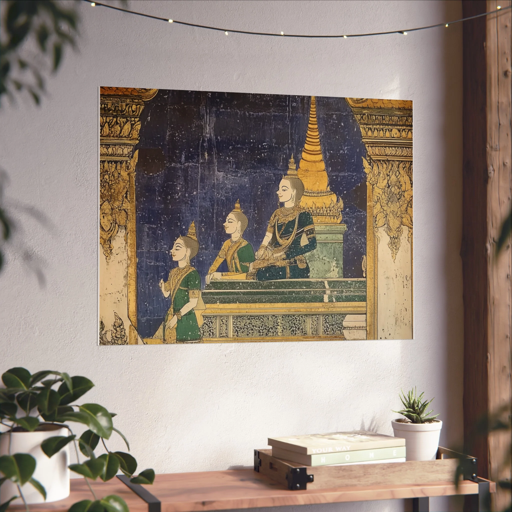 Regal Thai Mural Fine Art Poster - Image 28