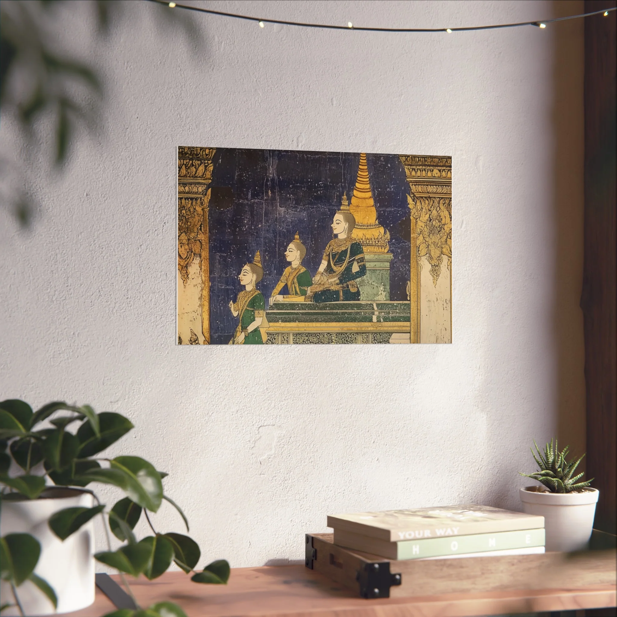 Regal Thai Mural Fine Art Poster - Image 36