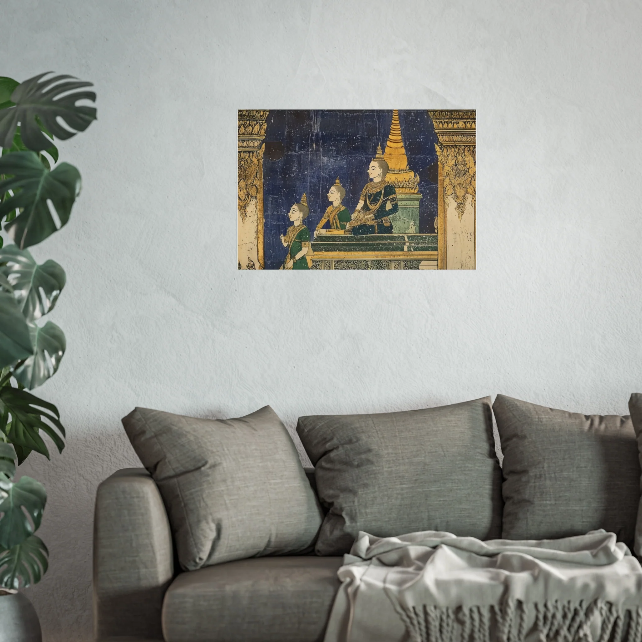 Regal Thai Mural Fine Art Poster - Image 39