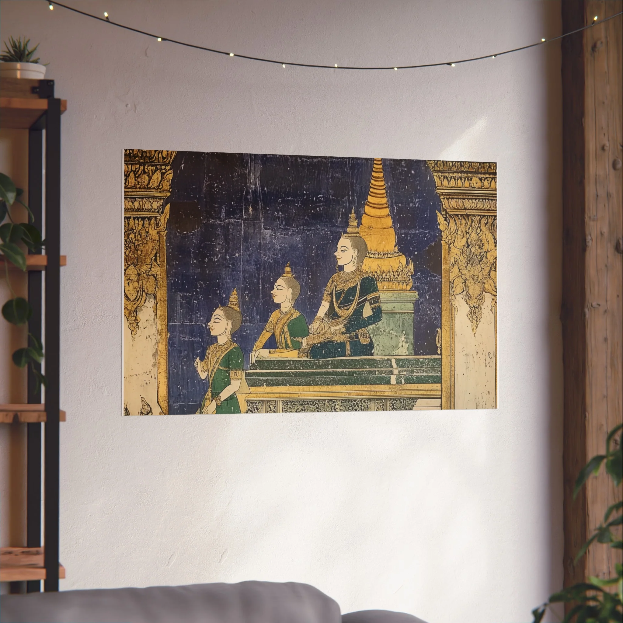 Regal Thai Mural Fine Art Poster - Image 46