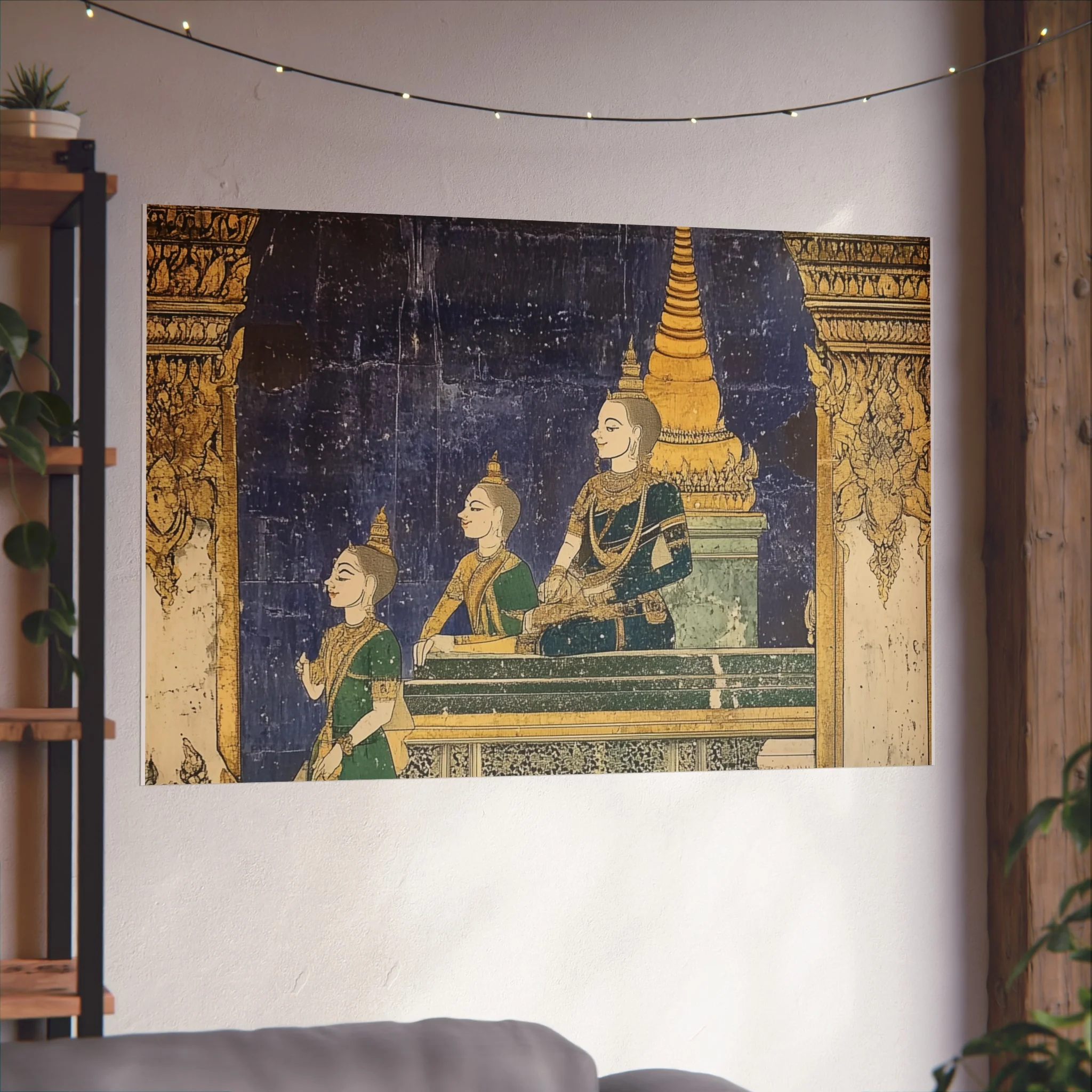 Regal Thai Mural Fine Art Poster - Image 48