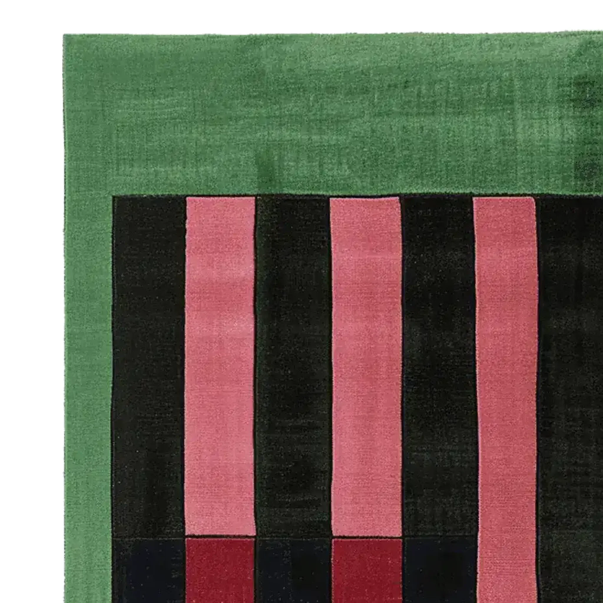 Retro Groove Stripe Hand Tufted Rug - Image 5