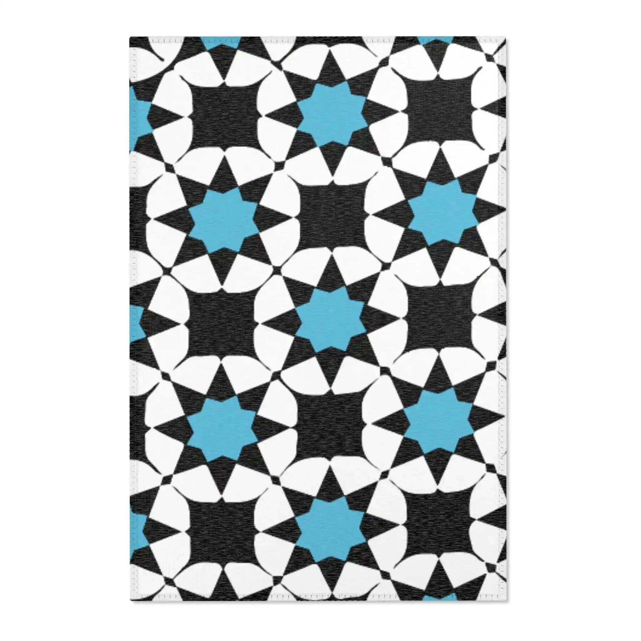Retro Starburst Geometric Accent Rug - Image 2