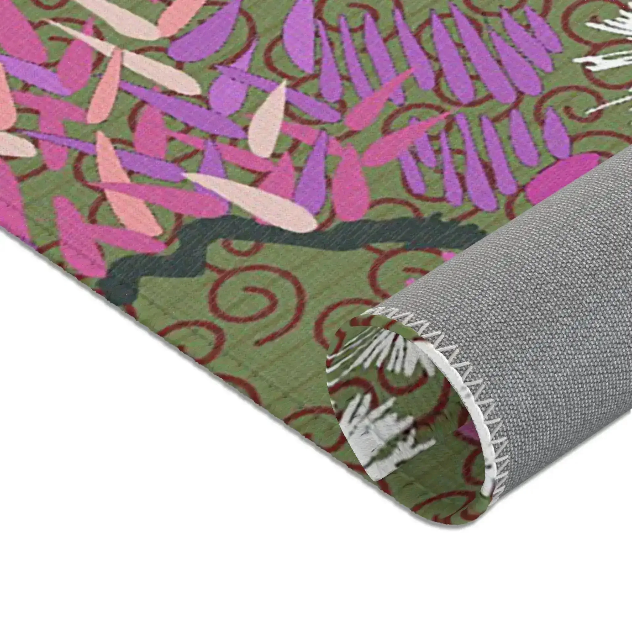 Rooster in Pink Petal Garden Accent Rug - Image 7