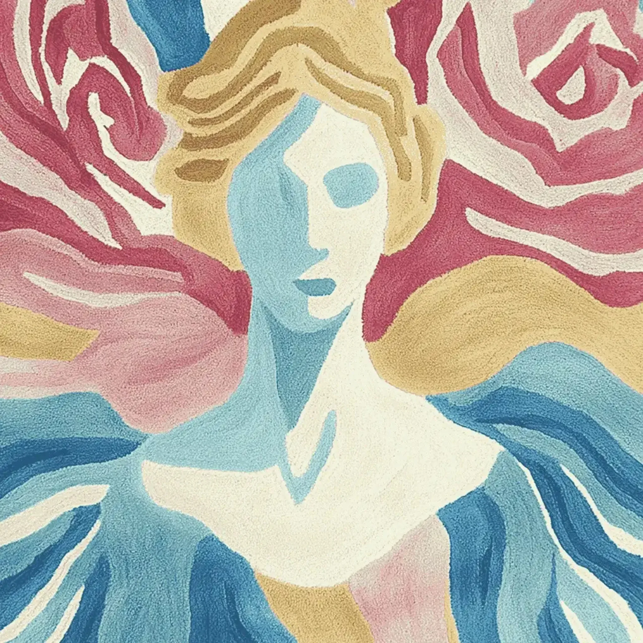 Rose Aura Muse Hand Tufted Rug - Image 5