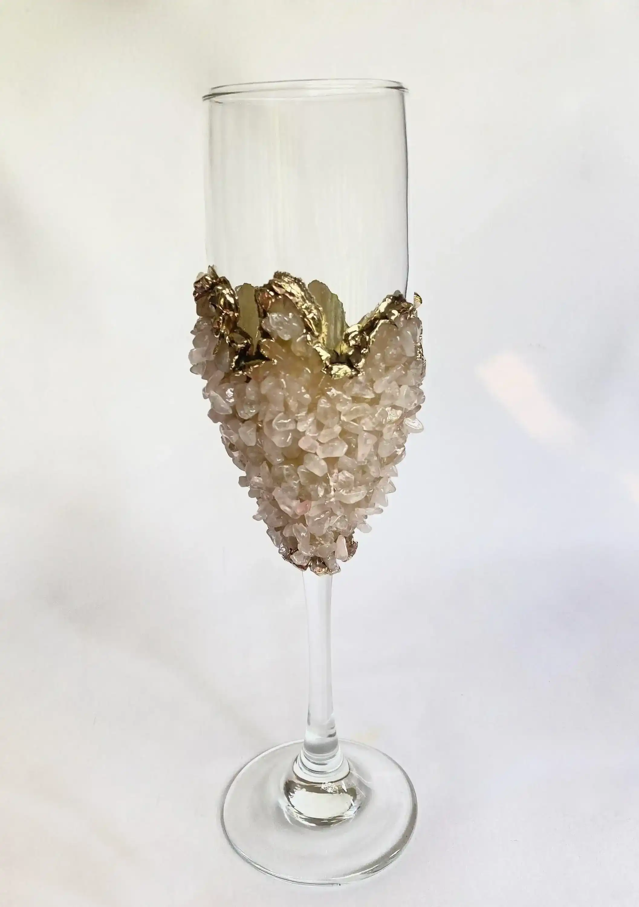 Rose Quartz Champagne Glass - Set of 2 - Image 3
