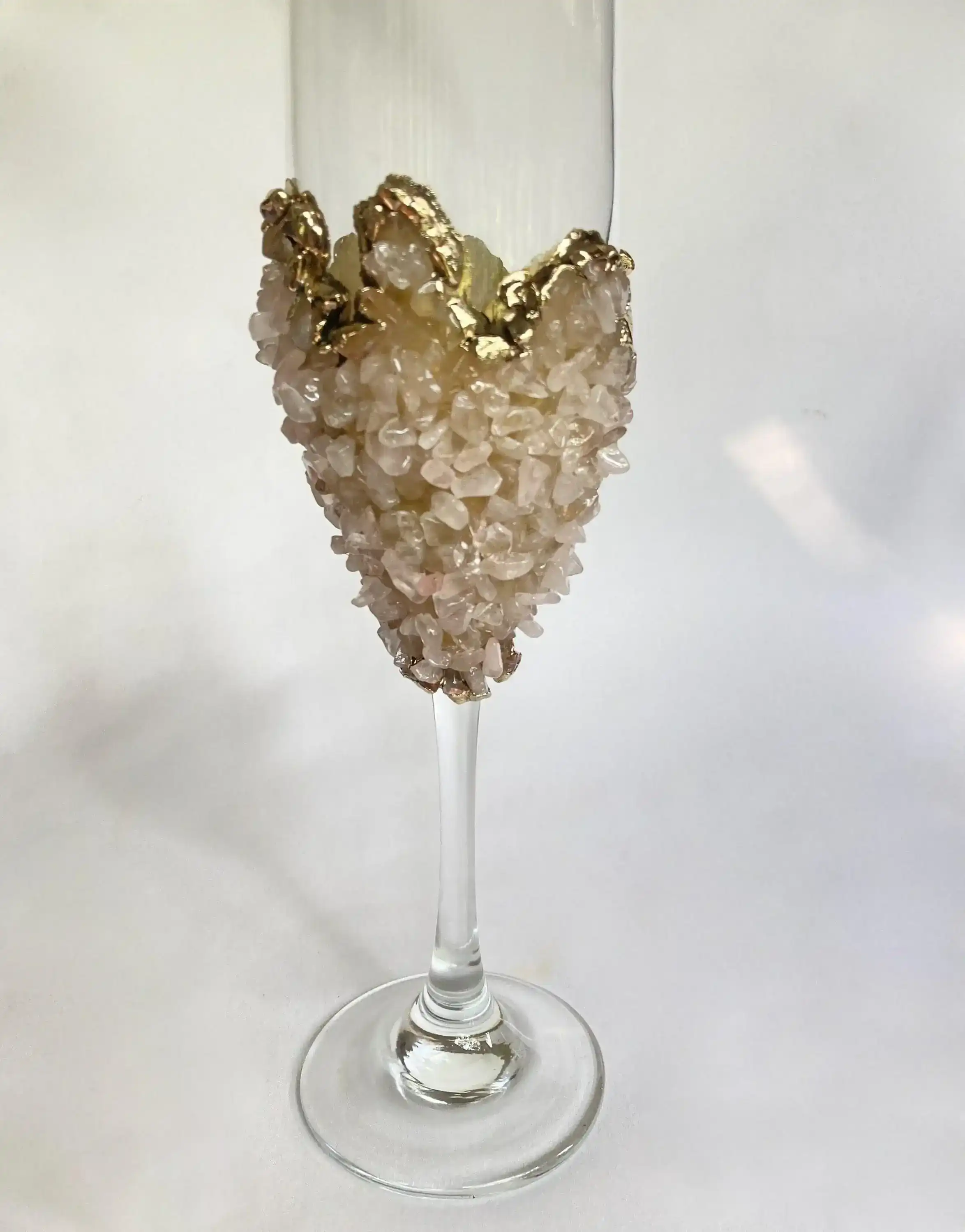 Rose Quartz Champagne Glass - Set of 2 - Image 4