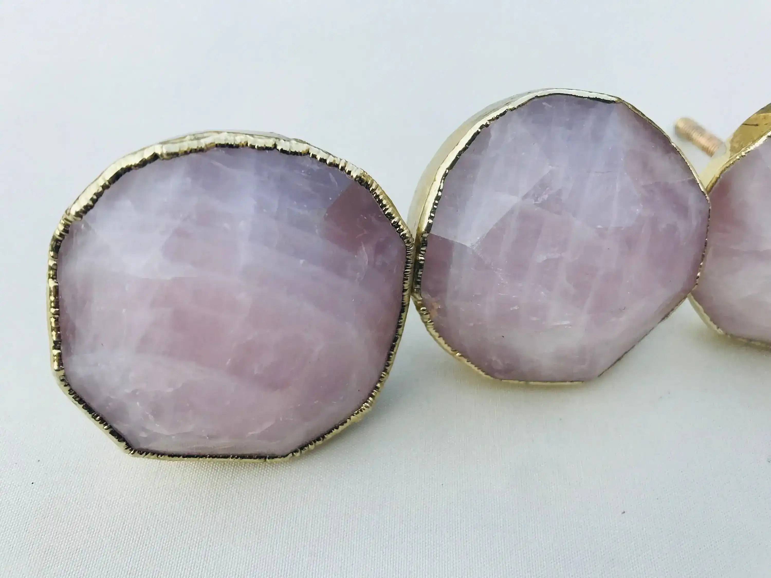 Rose Quartz Classic Dresser Cabinet Handle Knobs - Set of 4 - Image 3