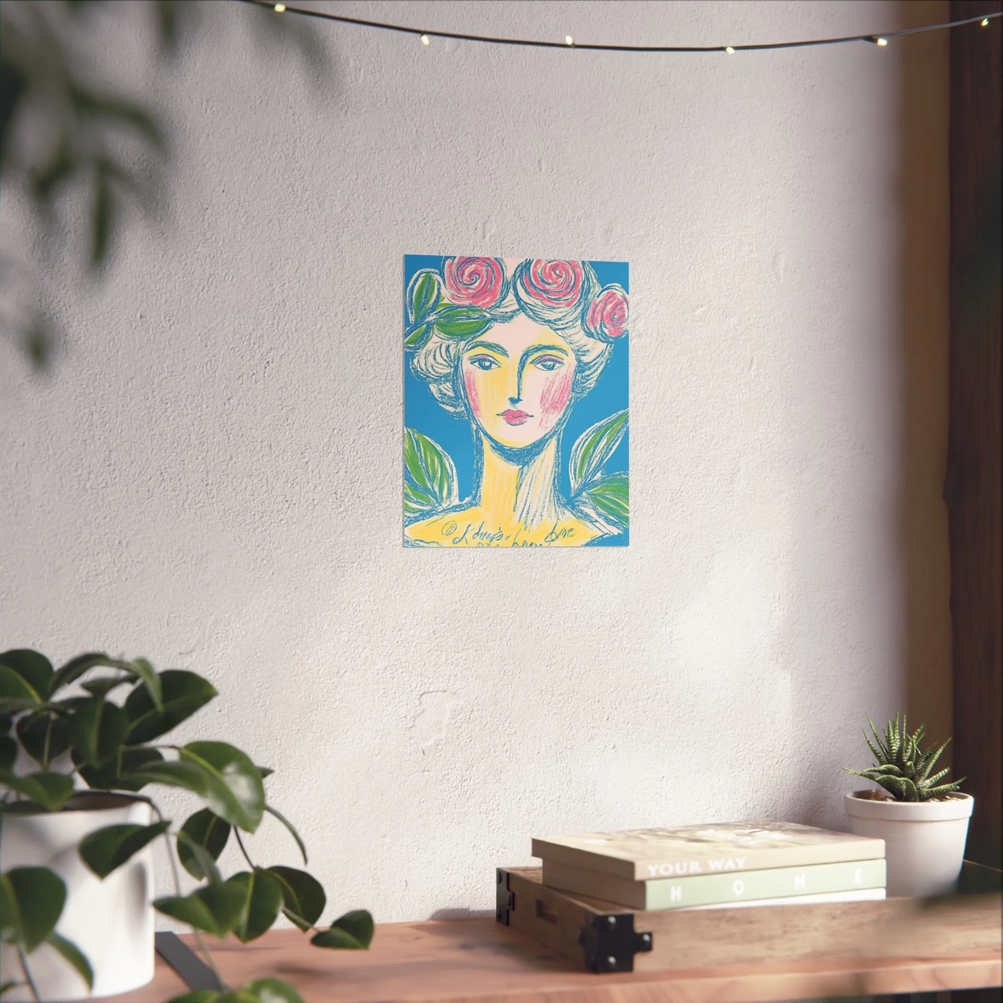 Rosette Muse - Feminine Vintage-Inspired Fine Art Poster - Image 22