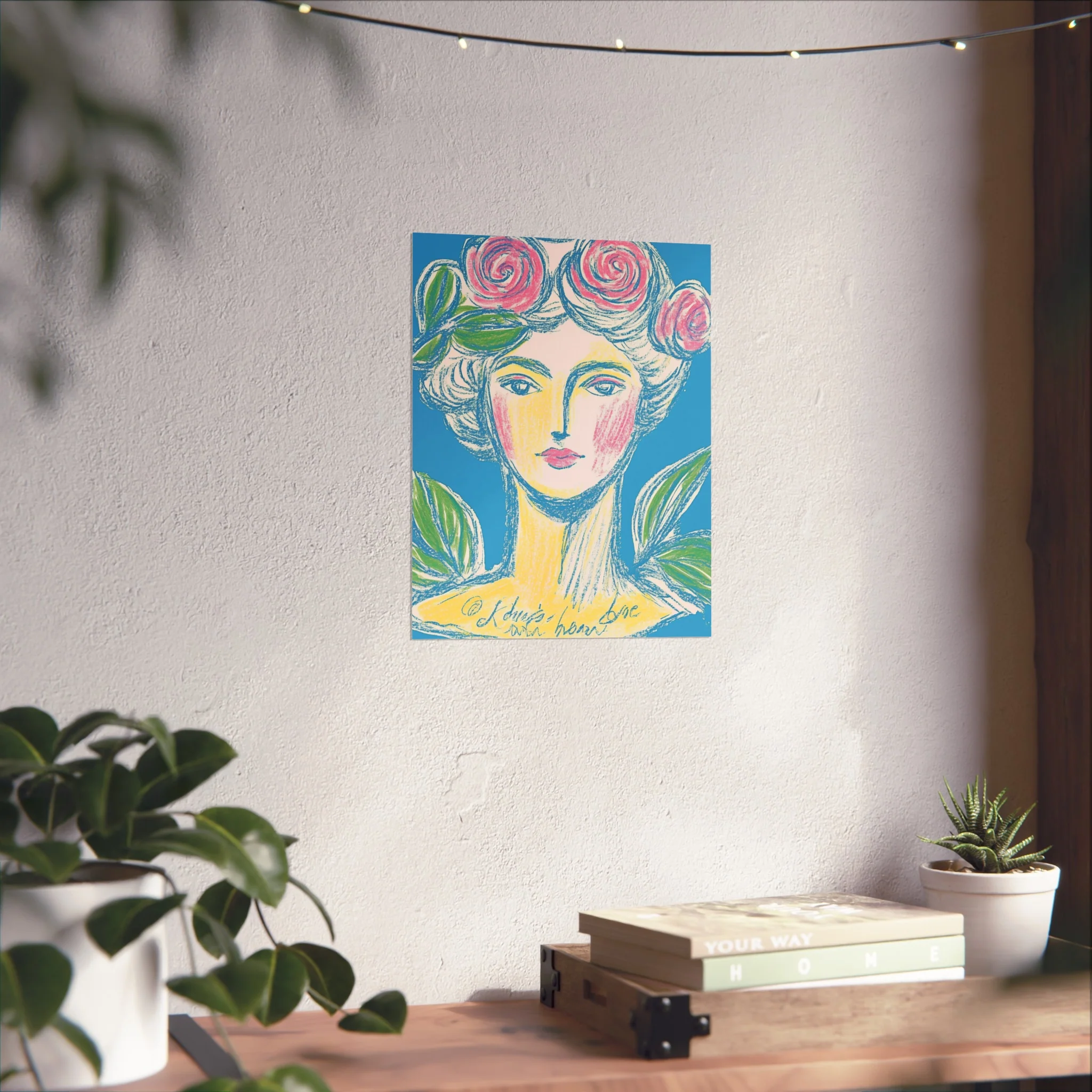 Rosette Muse - Feminine Vintage-Inspired Fine Art Poster - Image 24