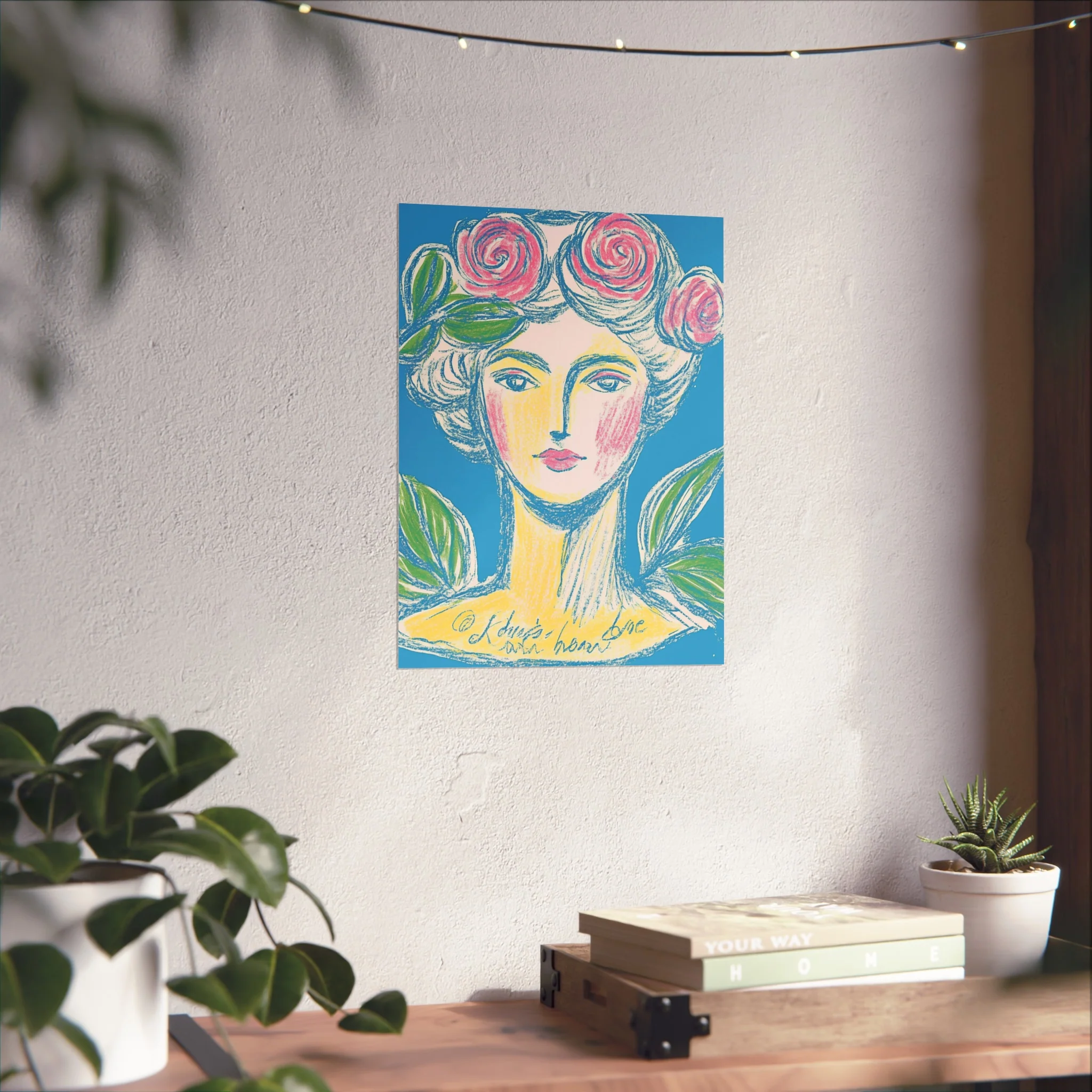 Rosette Muse - Feminine Vintage-Inspired Fine Art Poster - Image 28