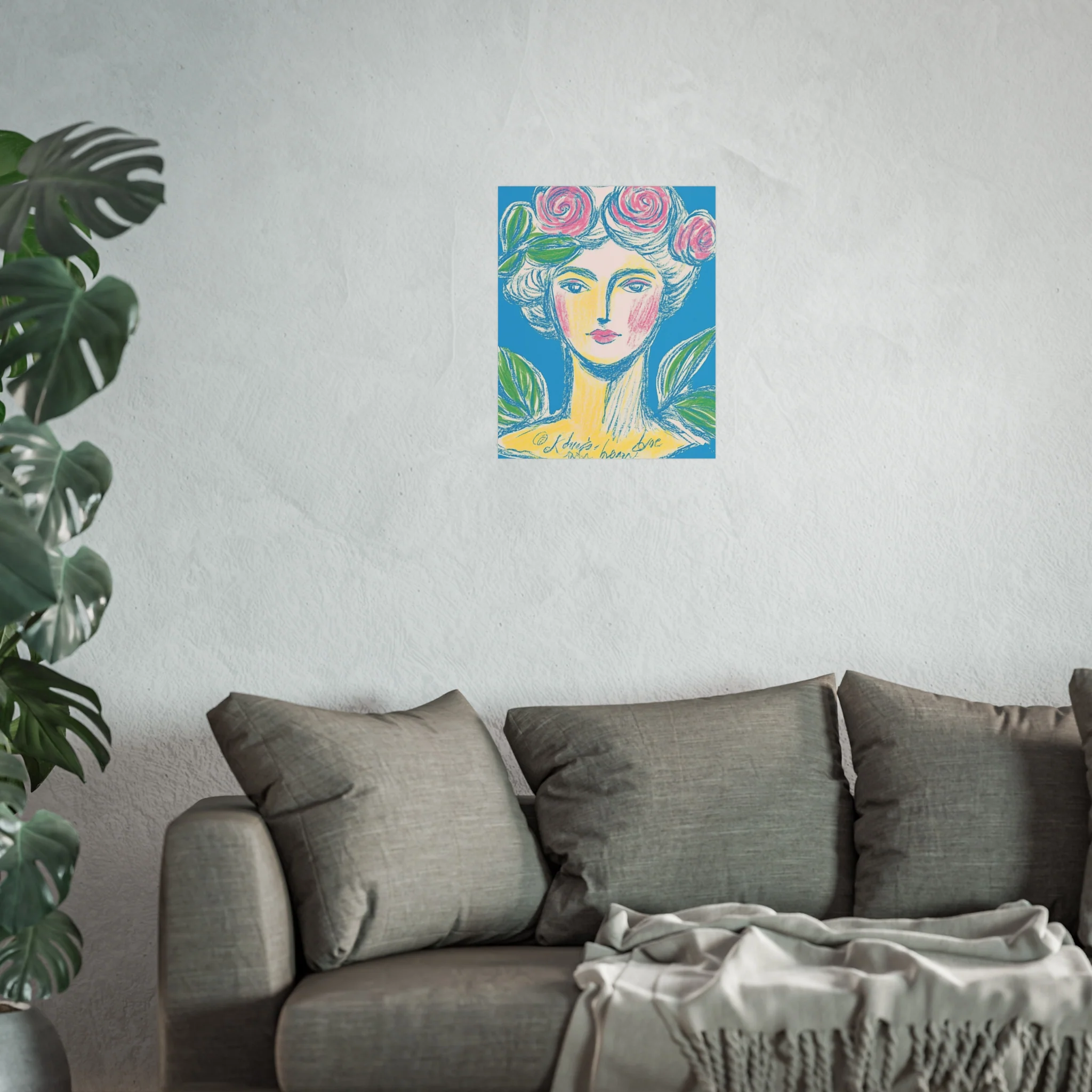 Rosette Muse - Feminine Vintage-Inspired Fine Art Poster - Image 31