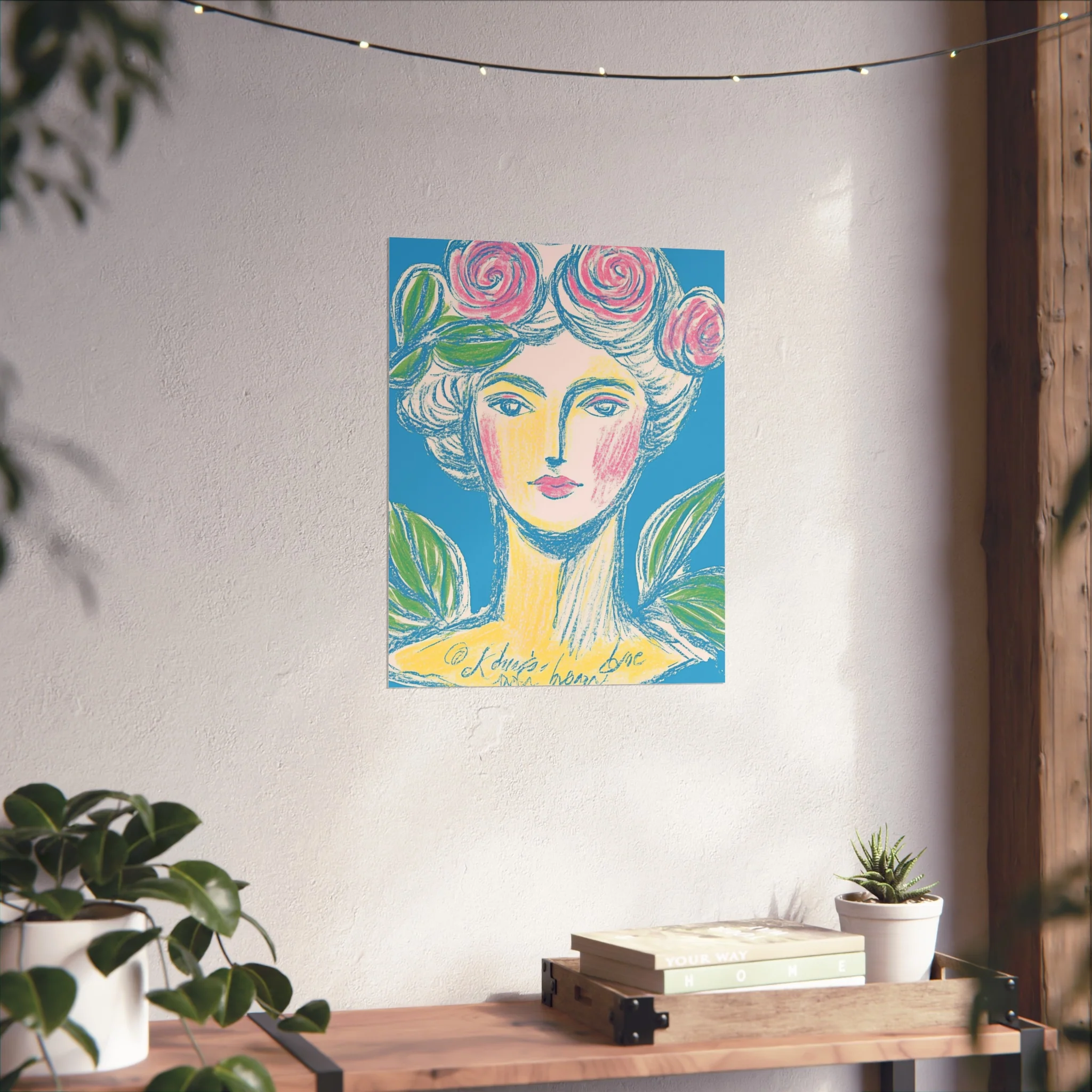 Rosette Muse - Feminine Vintage-Inspired Fine Art Poster - Image 32