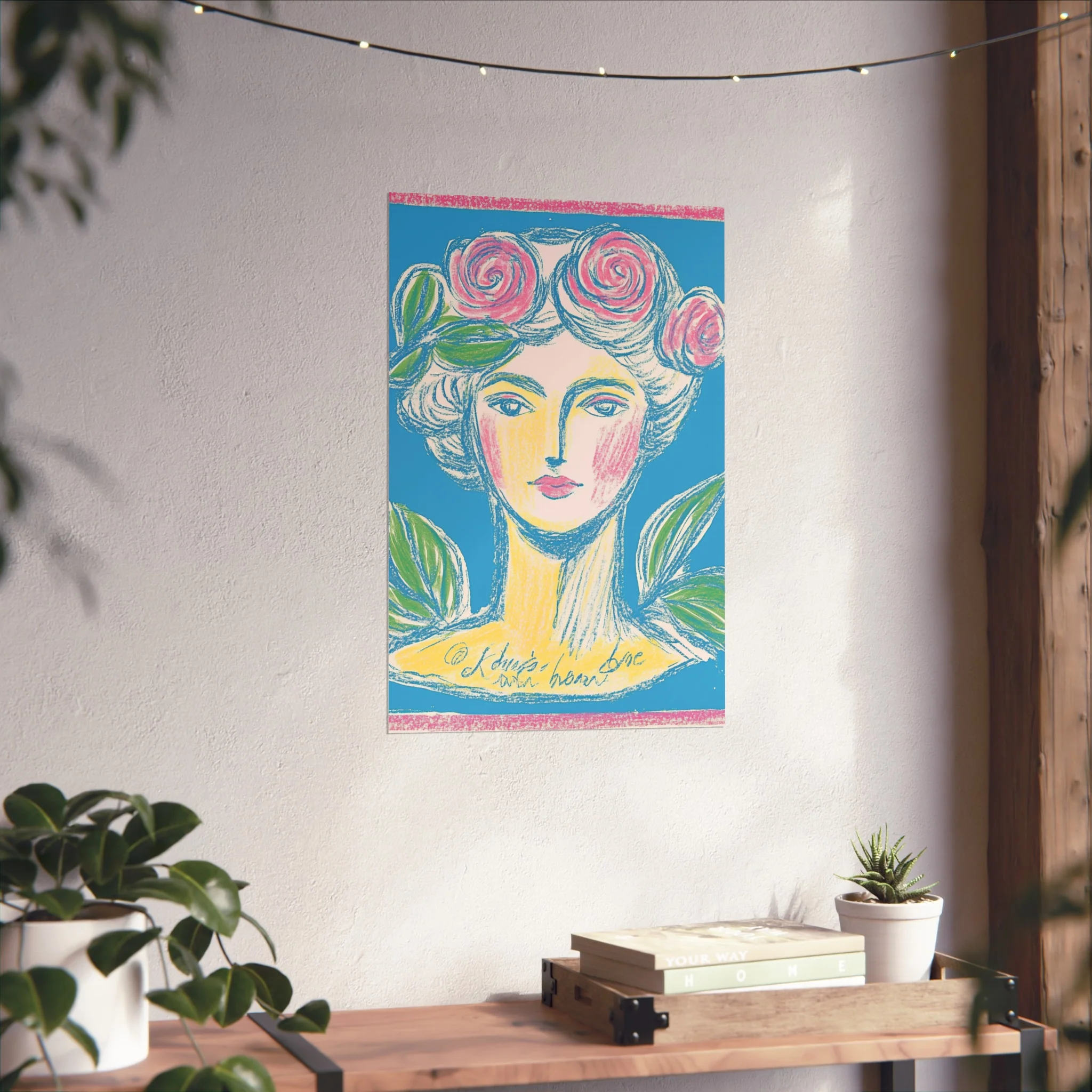 Rosette Muse - Feminine Vintage-Inspired Fine Art Poster - Image 34