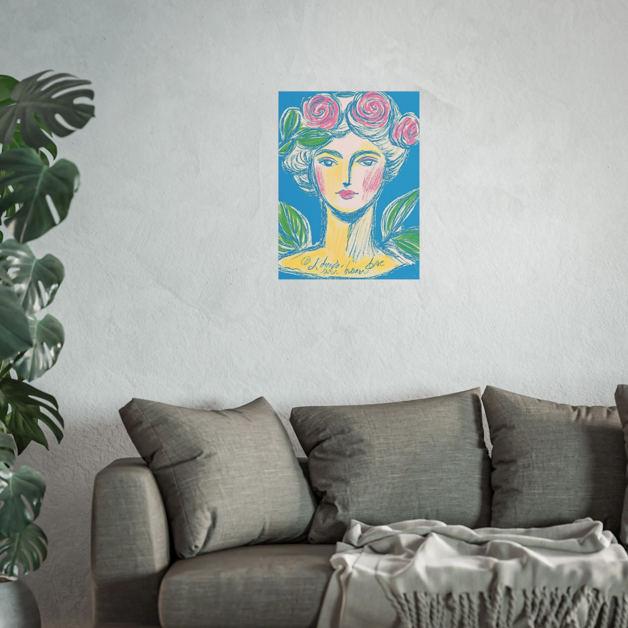 Rosette Muse - Feminine Vintage-Inspired Fine Art Poster - Image 35