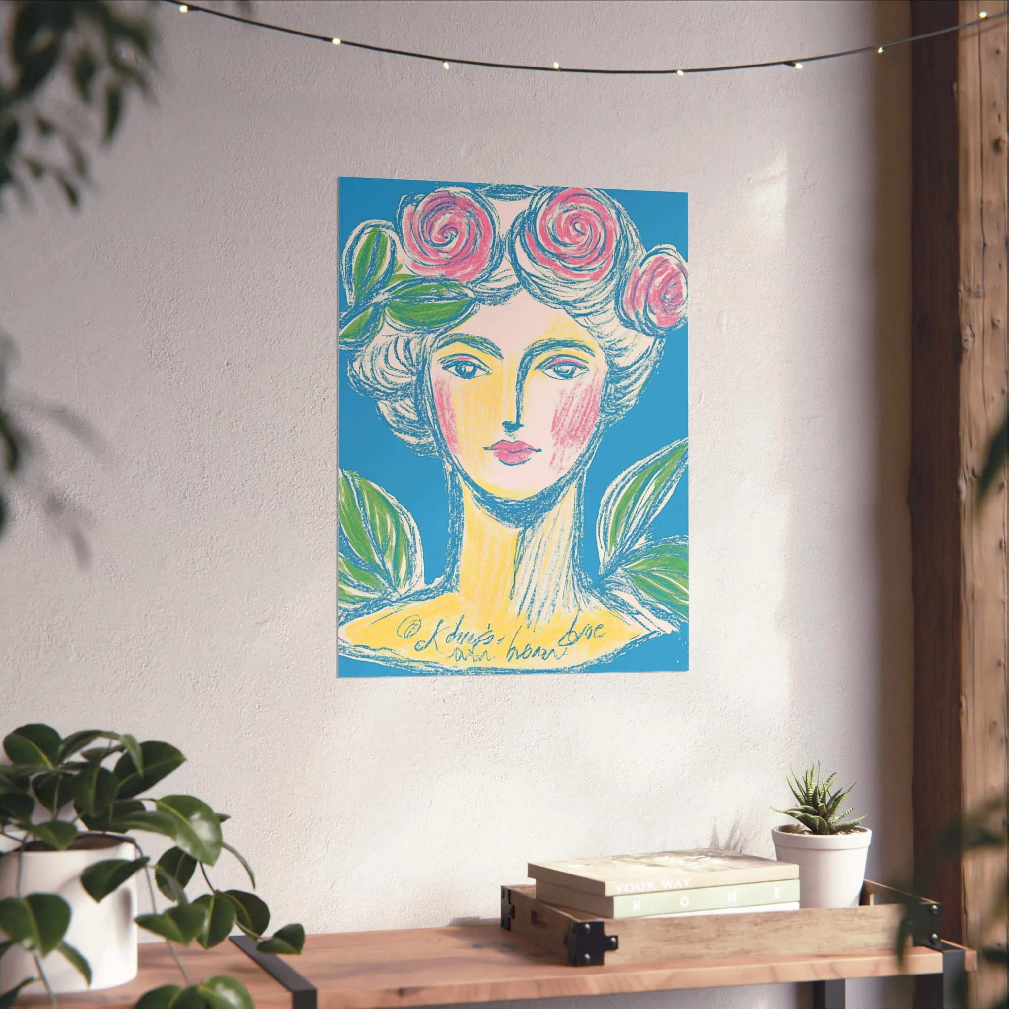 Rosette Muse - Feminine Vintage-Inspired Fine Art Poster - Image 36