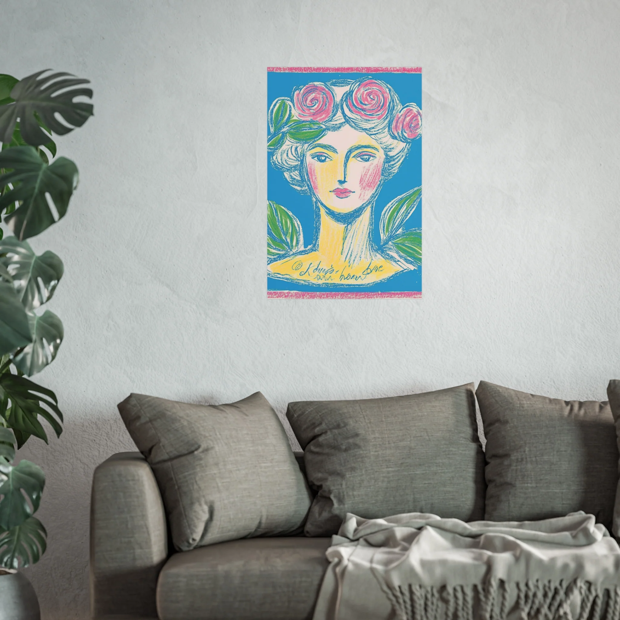 Rosette Muse - Feminine Vintage-Inspired Fine Art Poster - Image 37