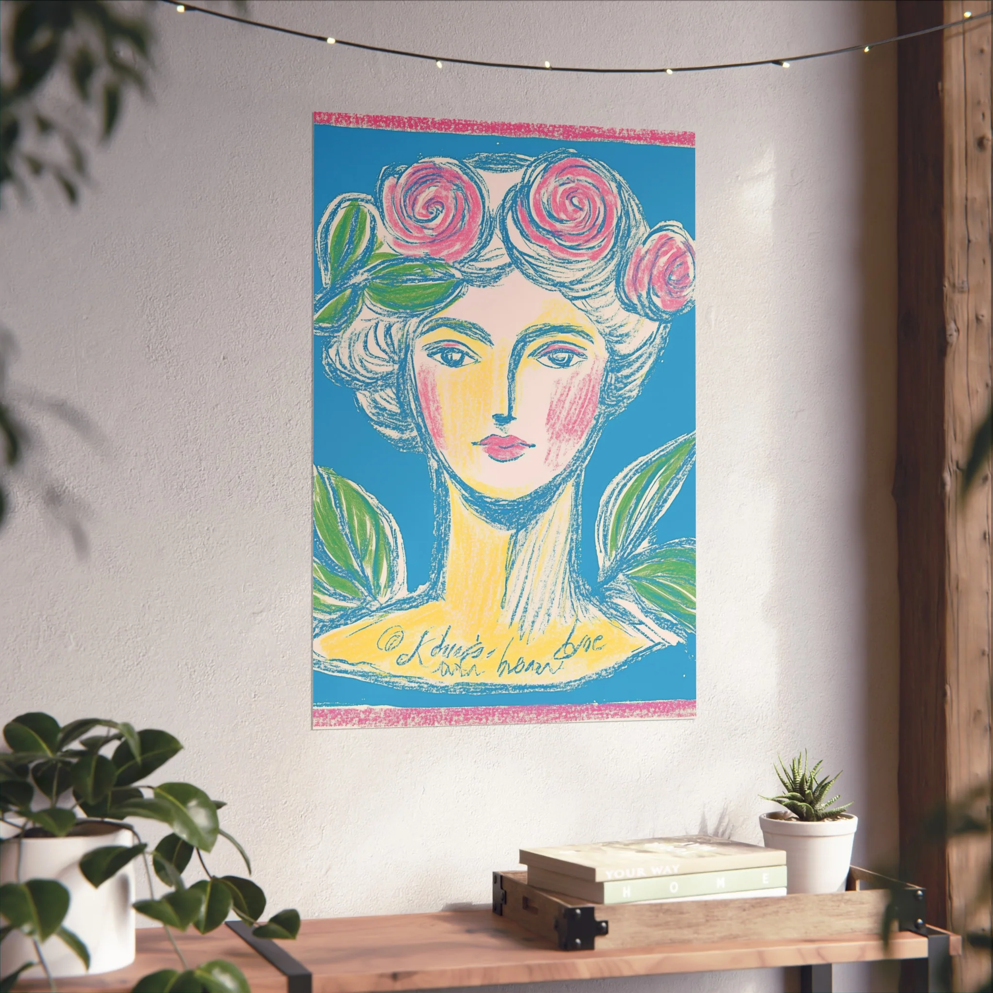 Rosette Muse - Feminine Vintage-Inspired Fine Art Poster - Image 38