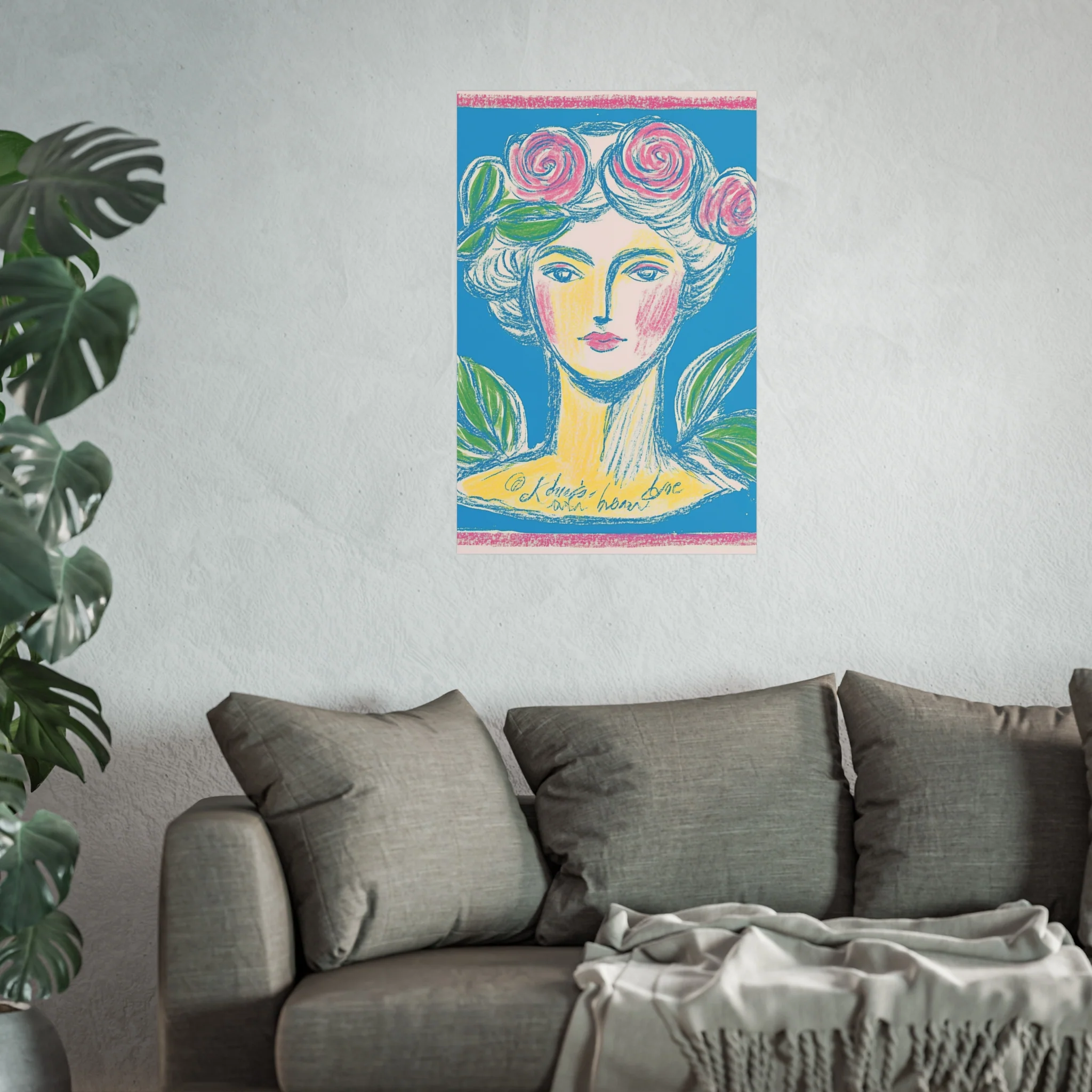Rosette Muse - Feminine Vintage-Inspired Fine Art Poster - Image 39