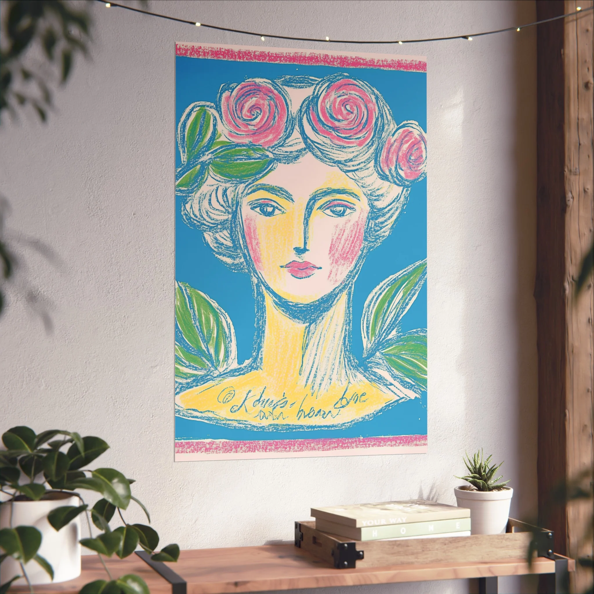 Rosette Muse - Feminine Vintage-Inspired Fine Art Poster - Image 40