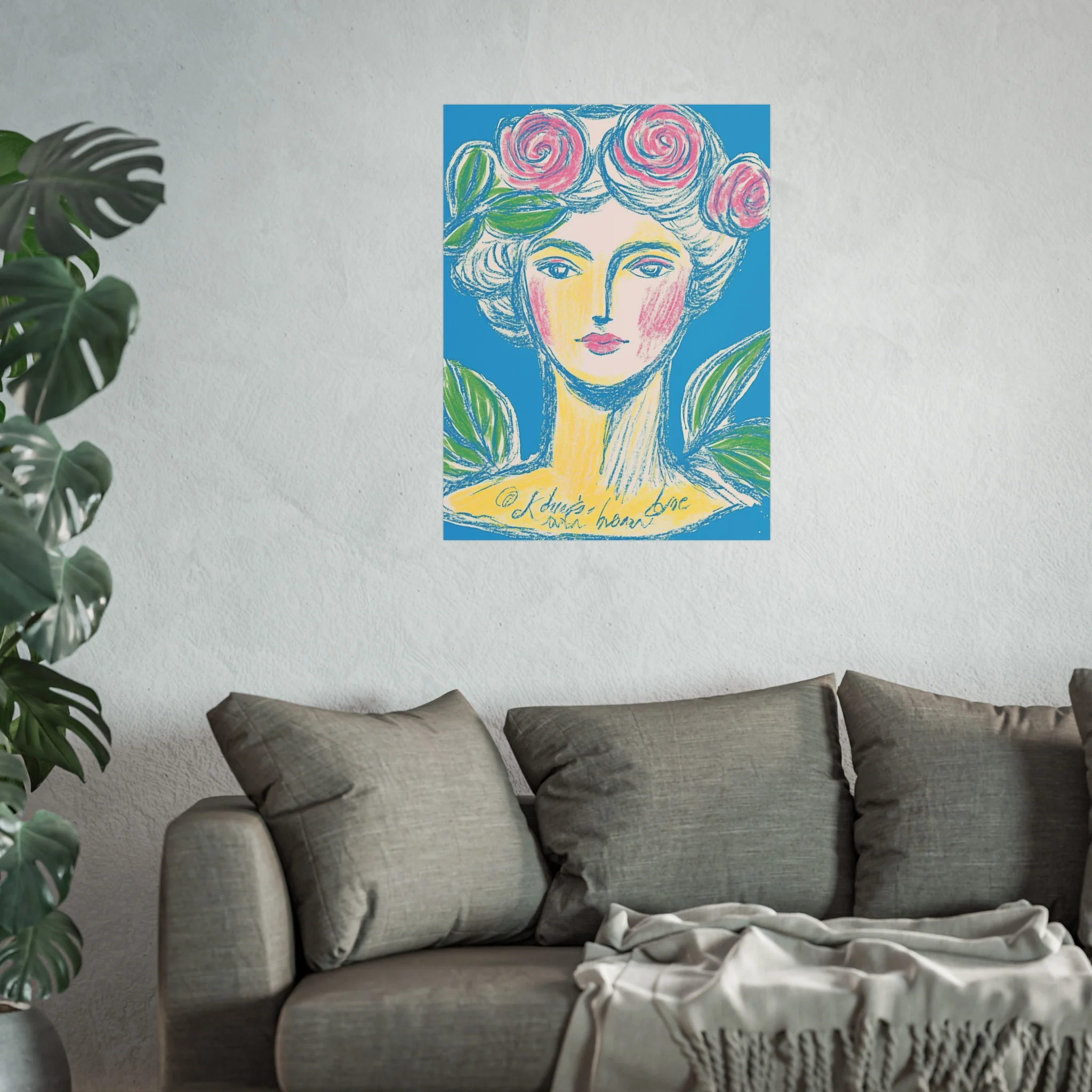 Rosette Muse - Feminine Vintage-Inspired Fine Art Poster - Image 41