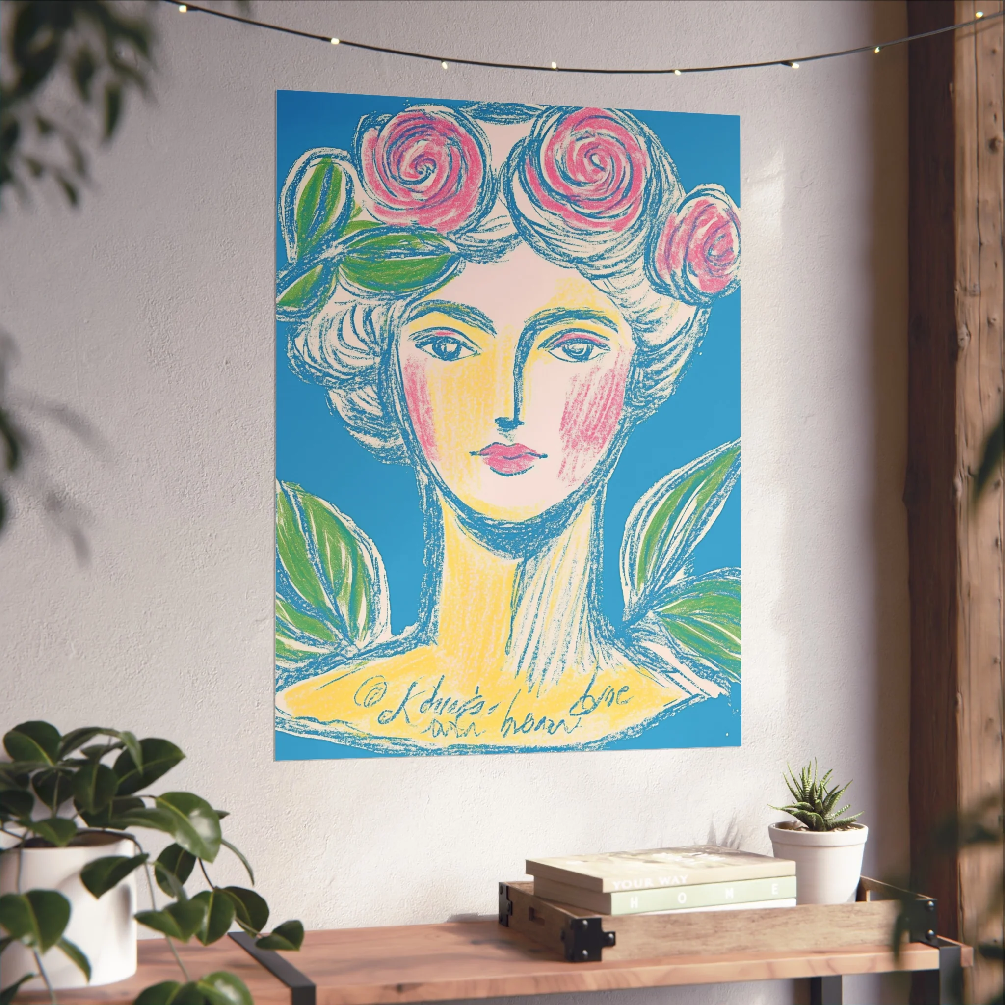 Rosette Muse - Feminine Vintage-Inspired Fine Art Poster - Image 42