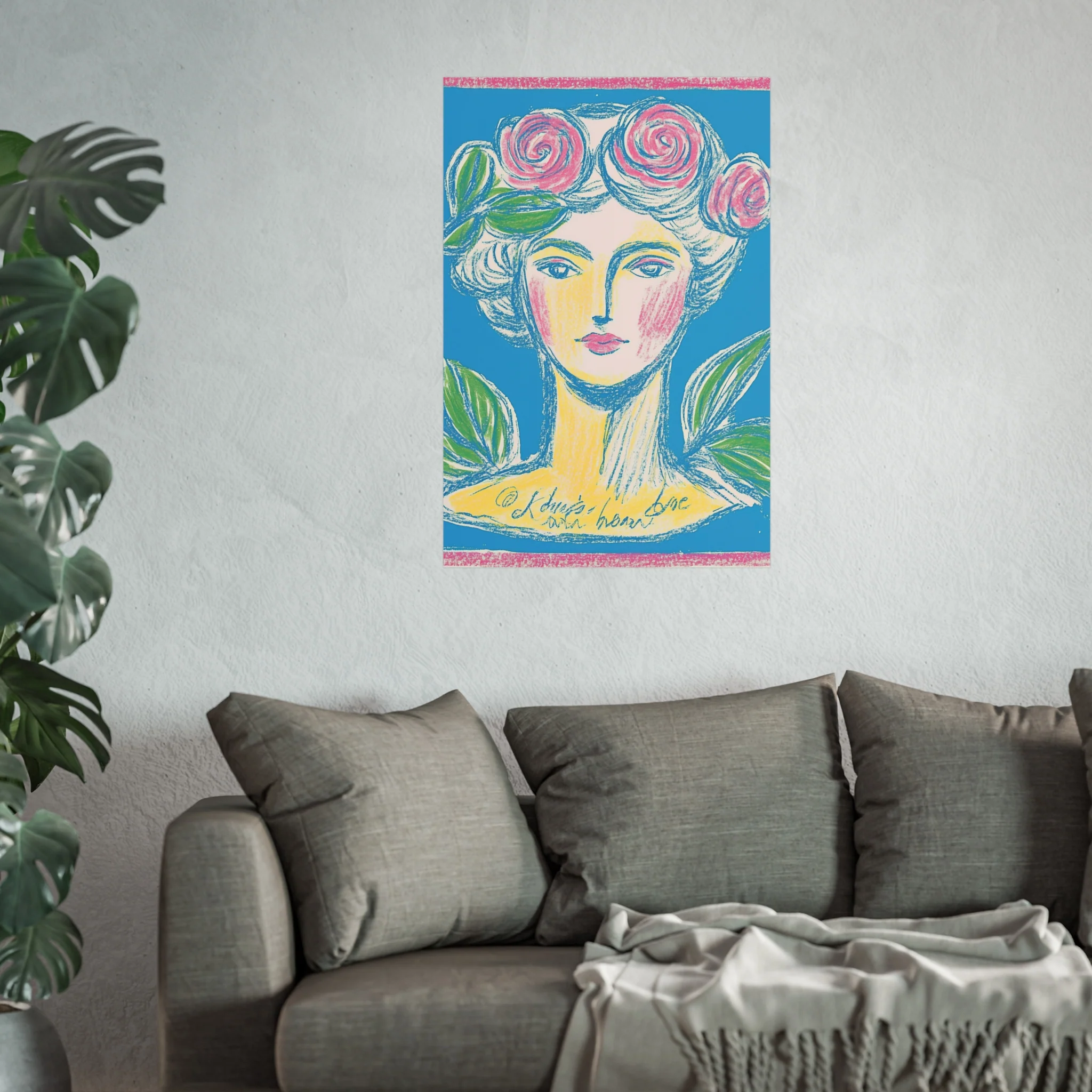 Rosette Muse - Feminine Vintage-Inspired Fine Art Poster - Image 43
