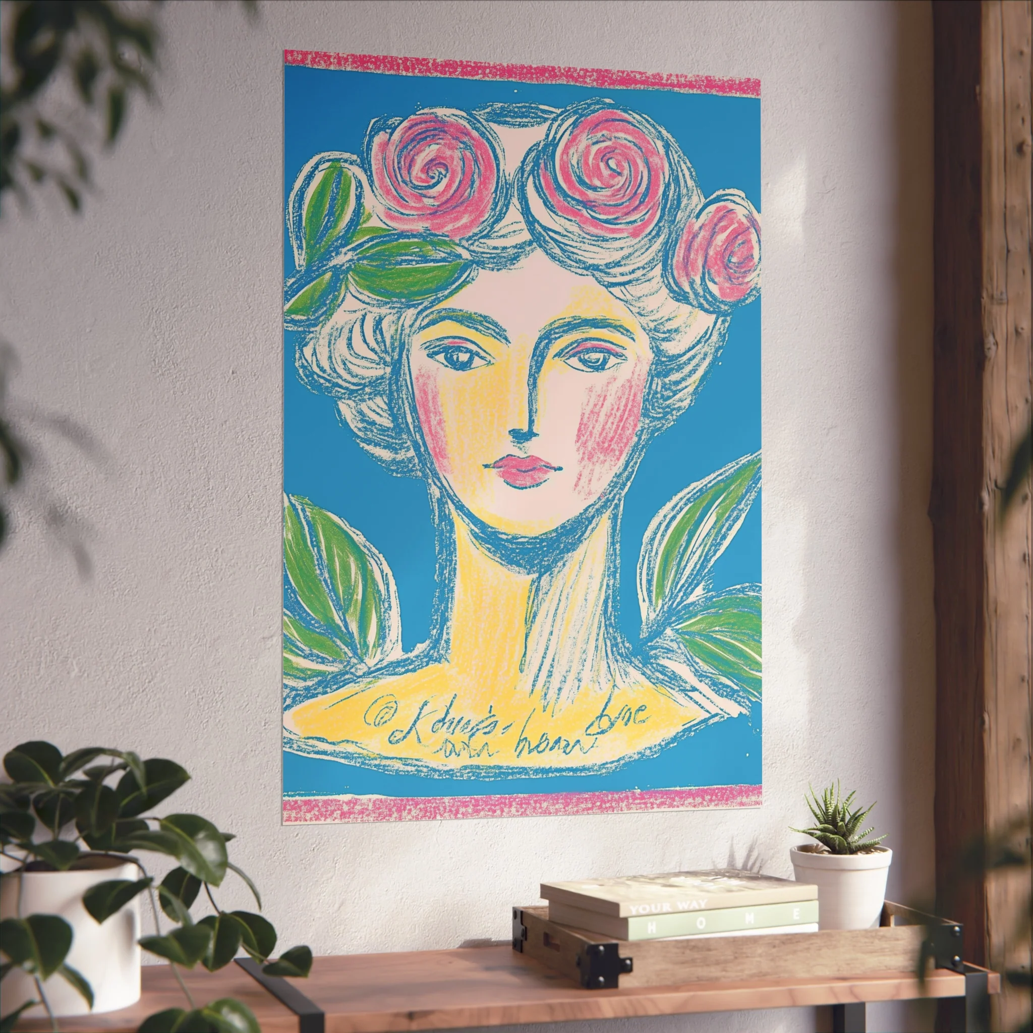 Rosette Muse - Feminine Vintage-Inspired Fine Art Poster - Image 44