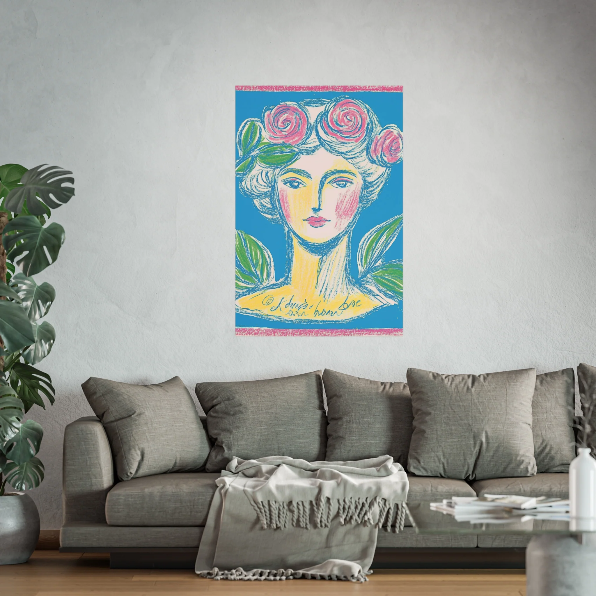 Rosette Muse - Feminine Vintage-Inspired Fine Art Poster - Image 47