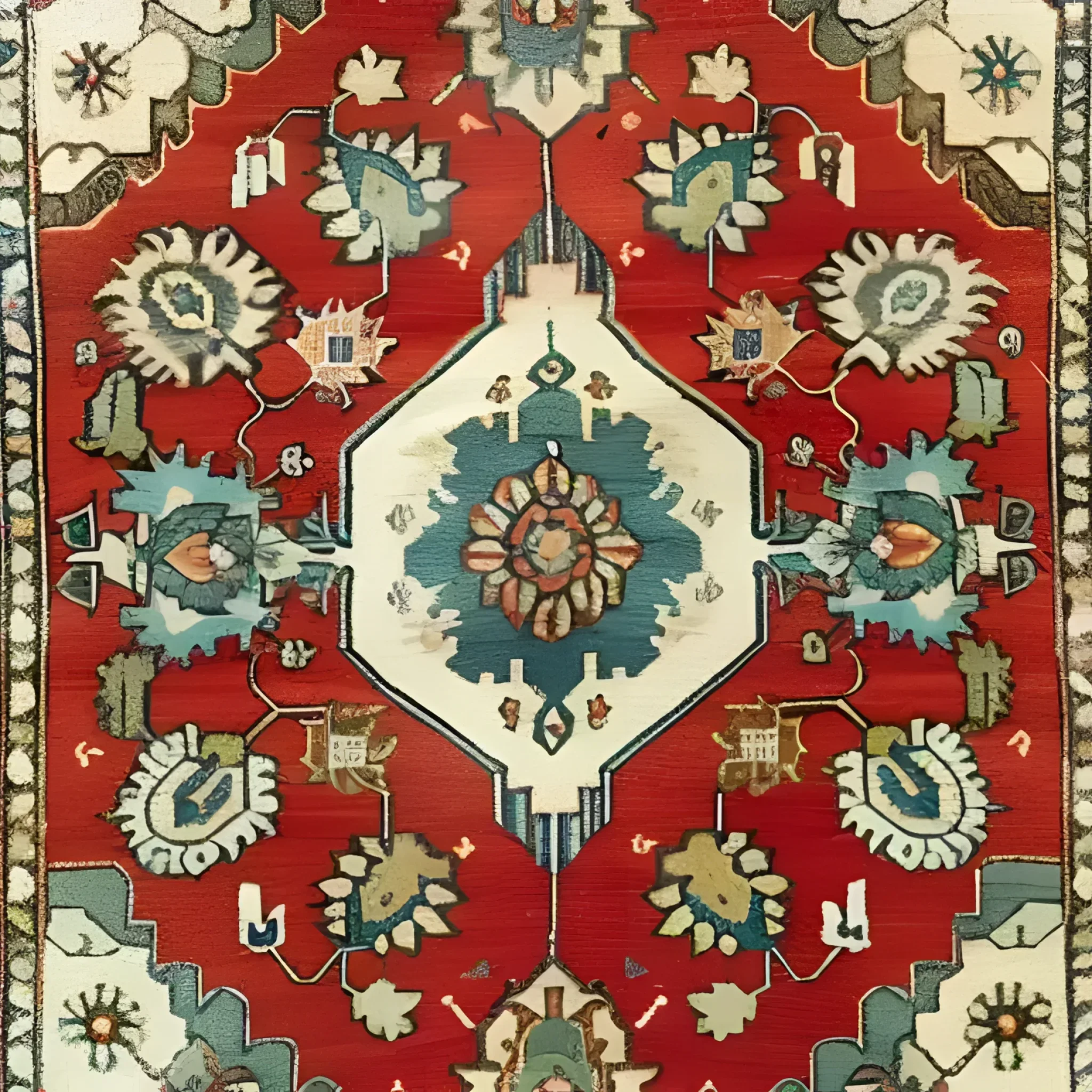 Rosy Retreat Hand Knotted Area Rug - Image 4