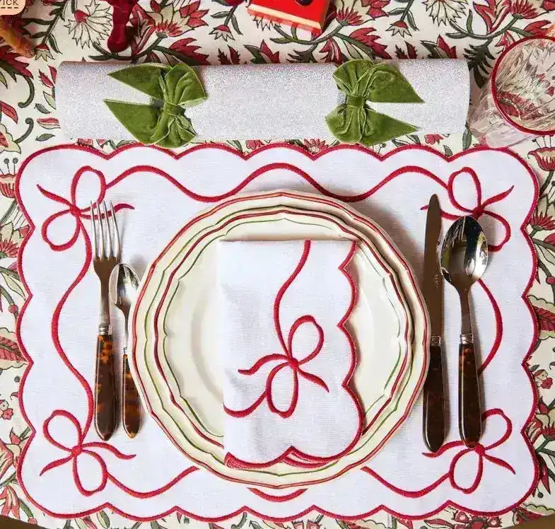 Ruby Ripple Placemats - Image 3