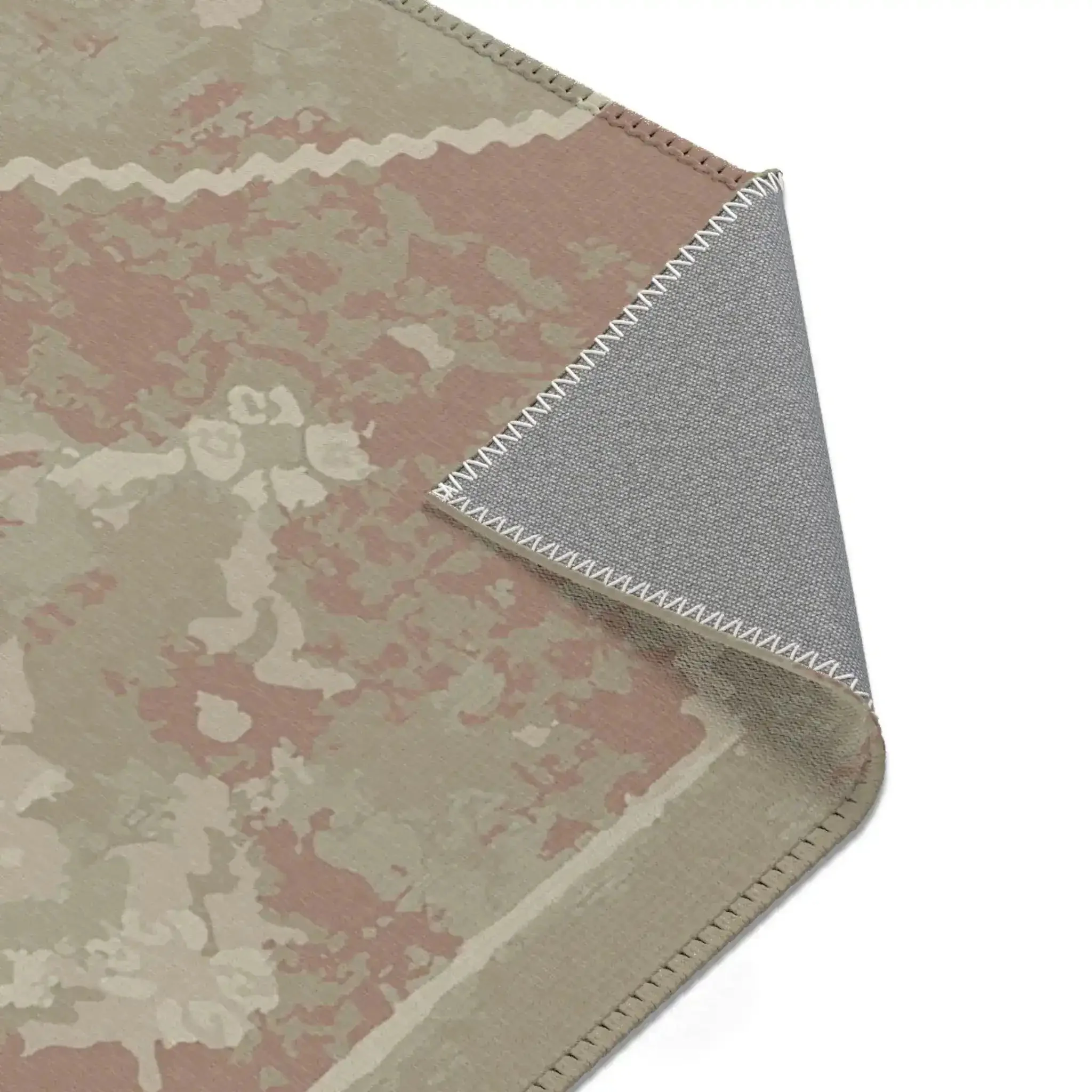 Sage and Terracotta Vintage Diamond Accent Rug - Image 6
