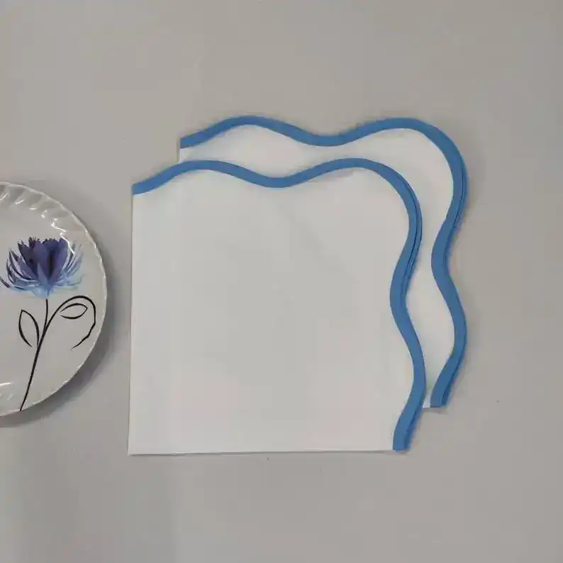 Scallop Trim Cotton Placemats and Napkins - Image 7