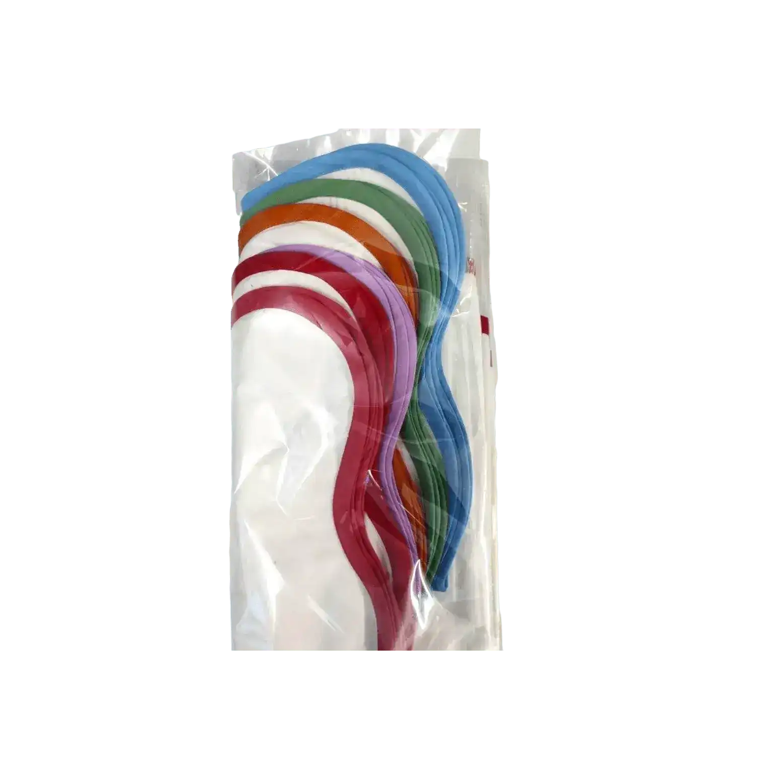 Scalloped Plain White Napkins with Colored Trim - Image 4