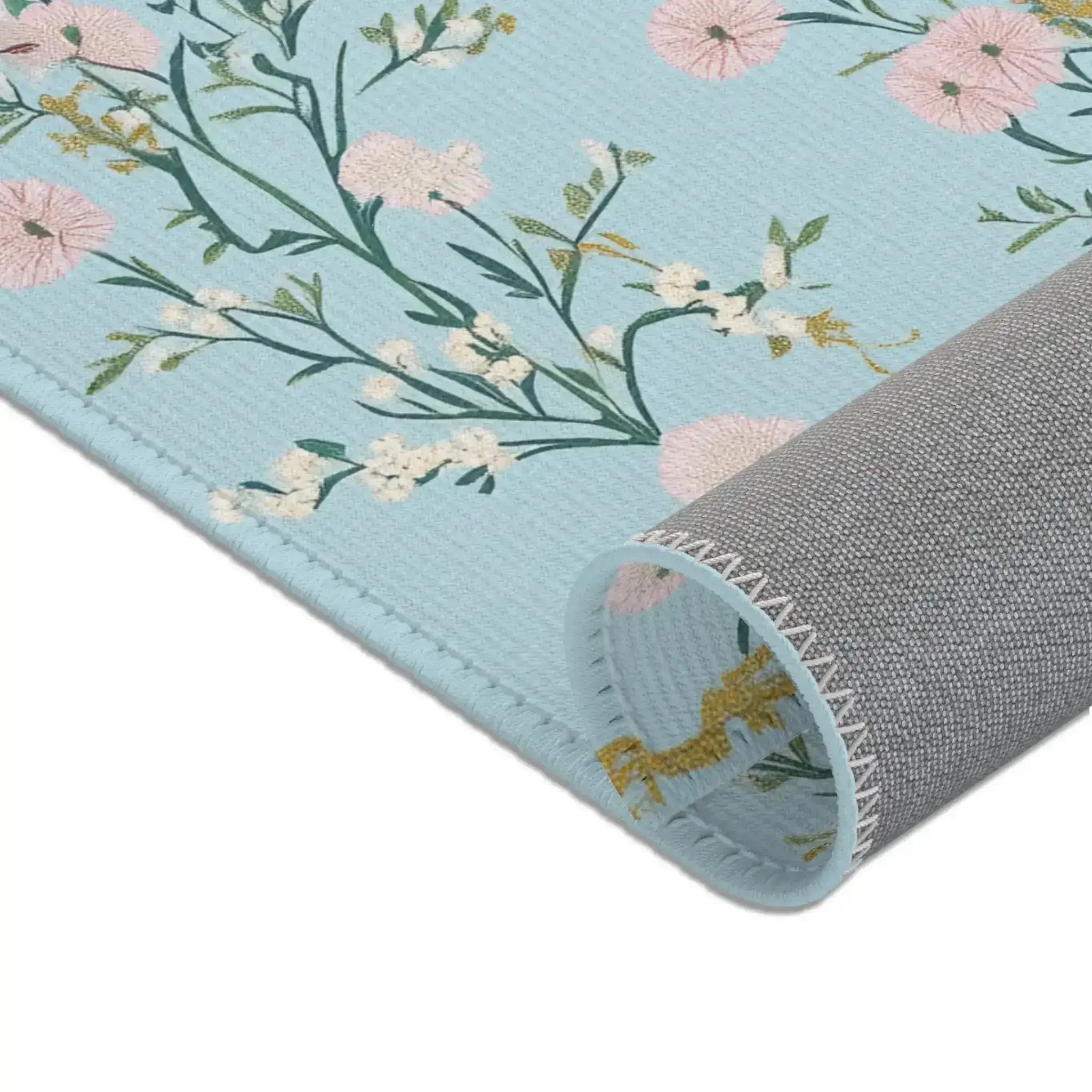 Scarlet Songbird Garden Accent Rug - Image 7