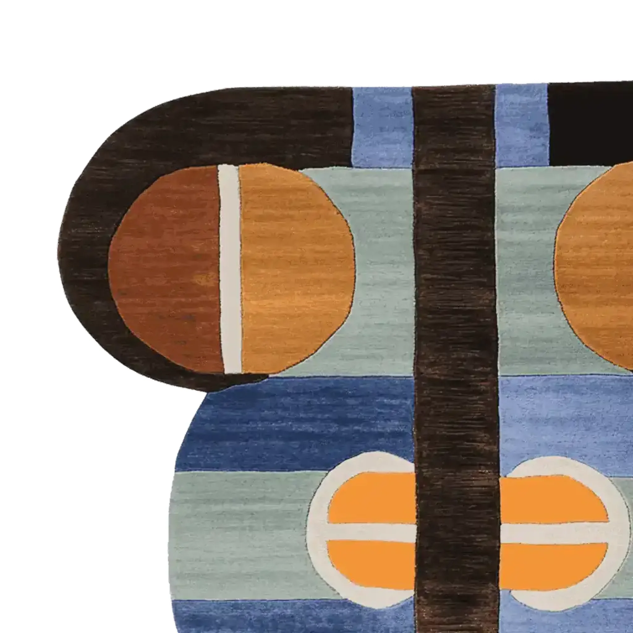 Segmented Balance Form Hand Tufted Rug - Image 4