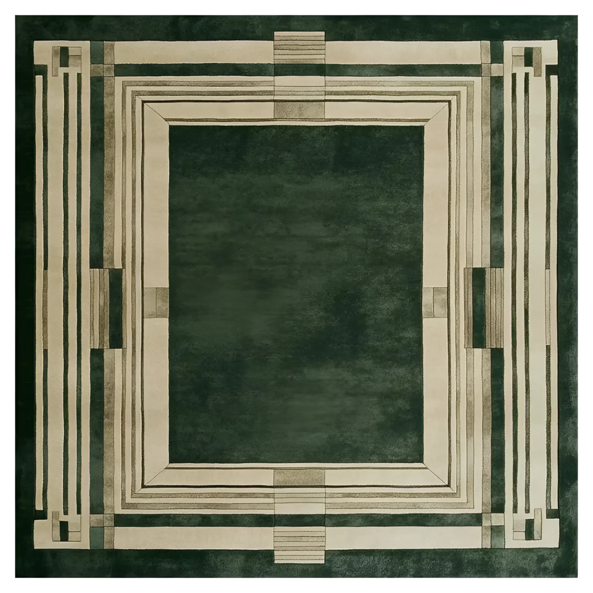 Serene Gateway Hand Tufted Wool Rug