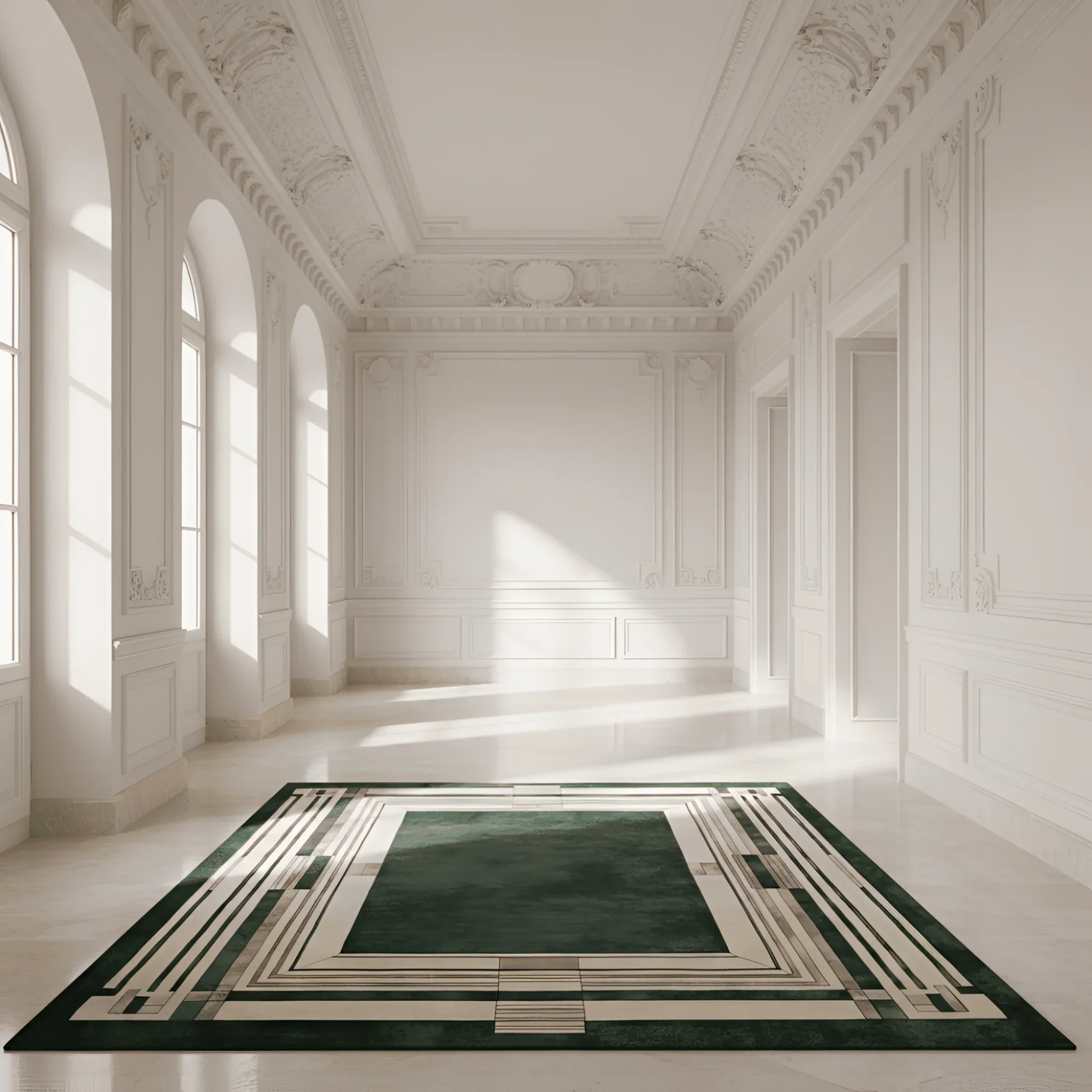Serene Gateway Hand Tufted Wool Rug - Image 2