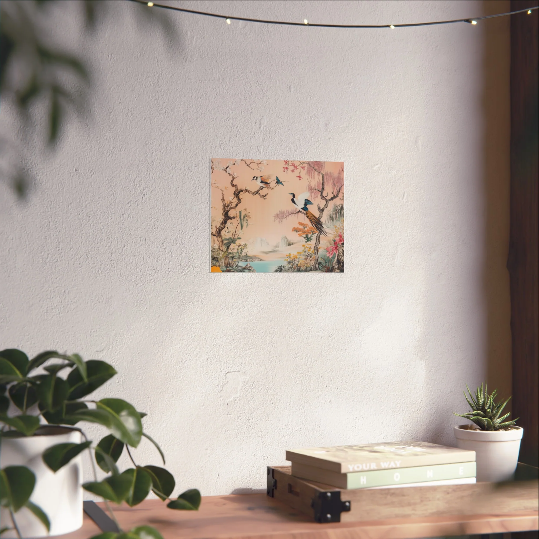 Serene Oriental Birdscape Fine Art Poster - Image 20