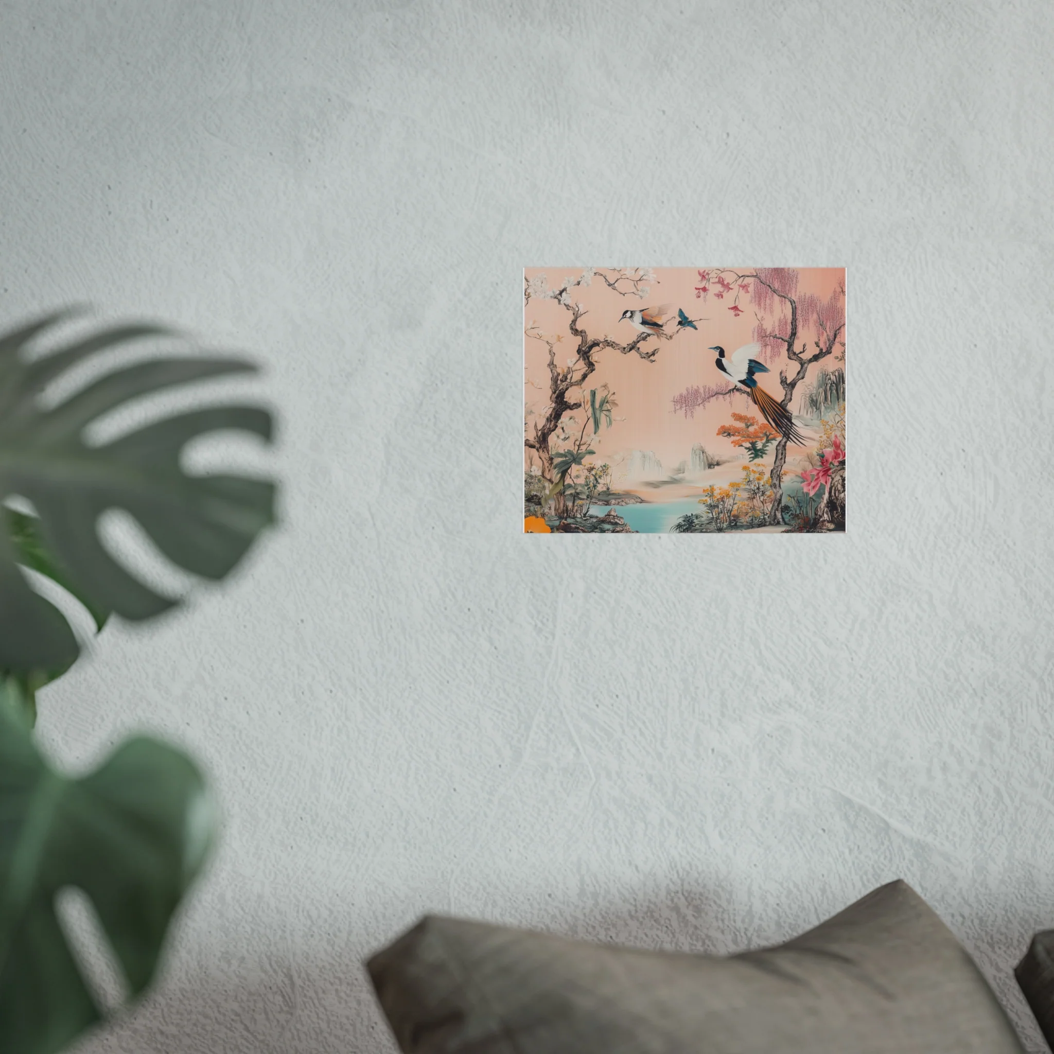 Serene Oriental Birdscape Fine Art Poster - Image 21
