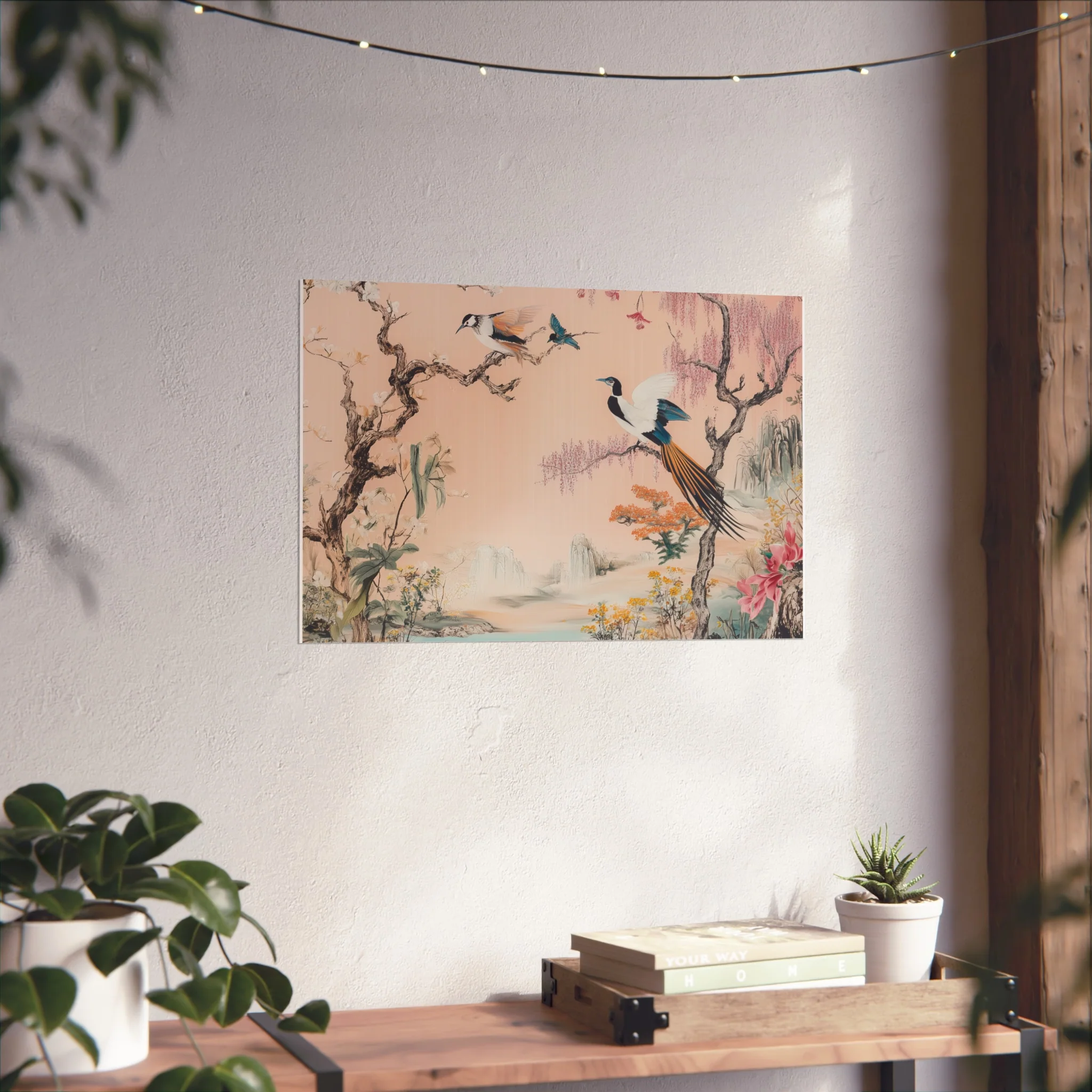 Serene Oriental Birdscape Fine Art Poster - Image 38